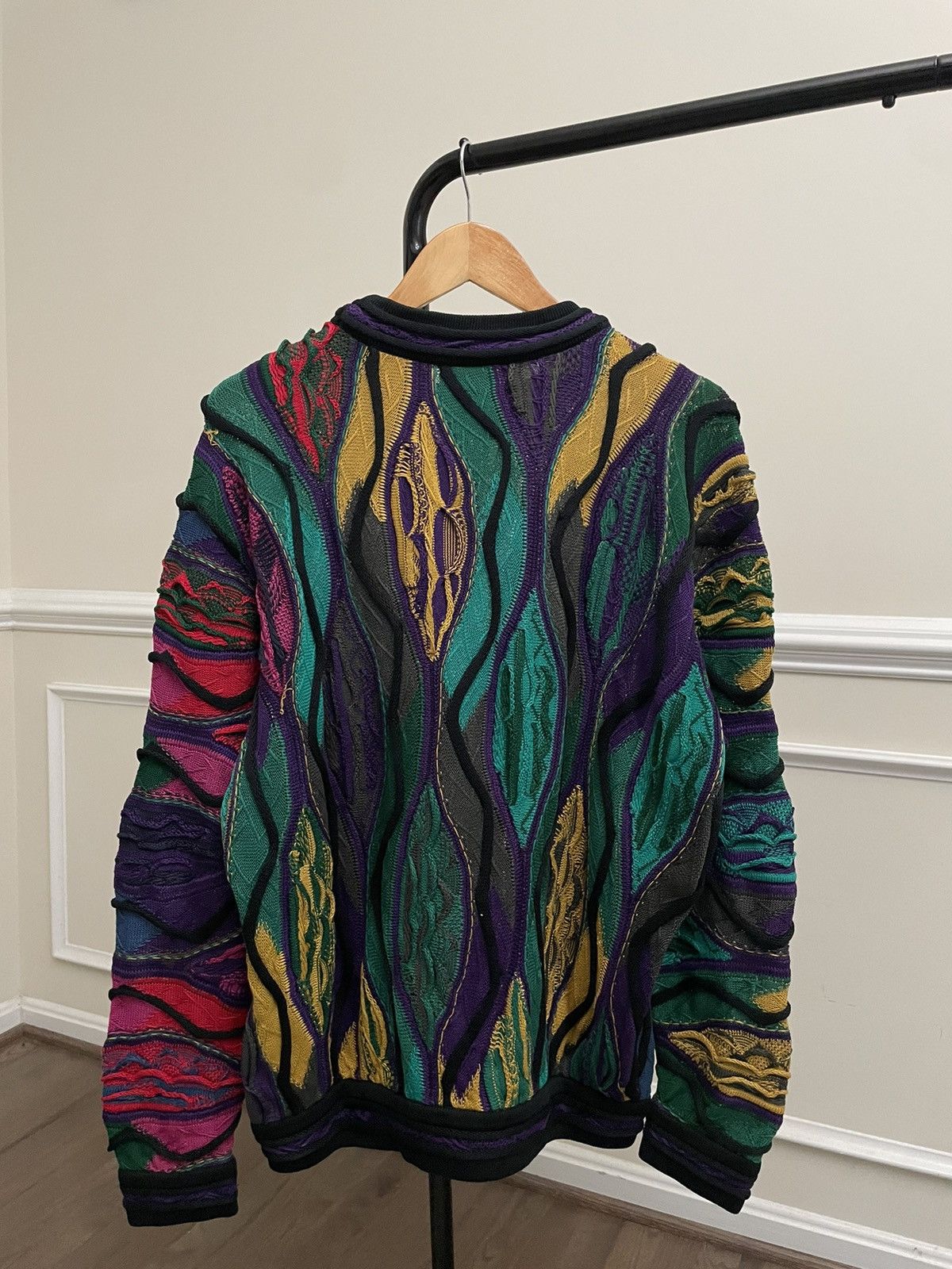 Coogi × Supreme Vintage 90s Coogi Australia 3D Sweater Kaptial 7G Knit Size US M / EU 48-50 / 2 - 2 Thumbnail