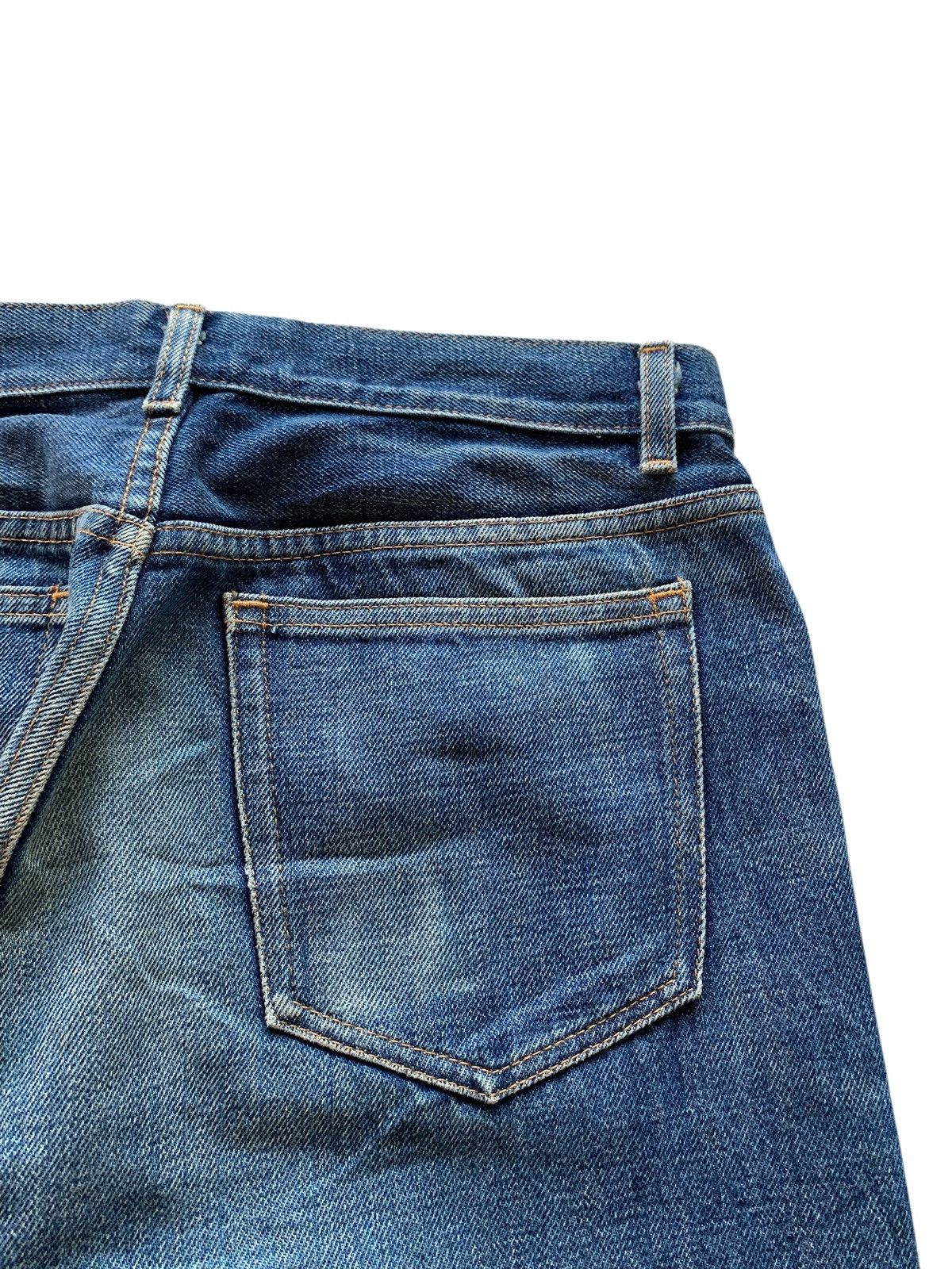 A.P.C. A.P.C SELVEDGE FADED & RUSTY JAPANESE DISTRESSED DENIM Size US 29 - 16 Thumbnail