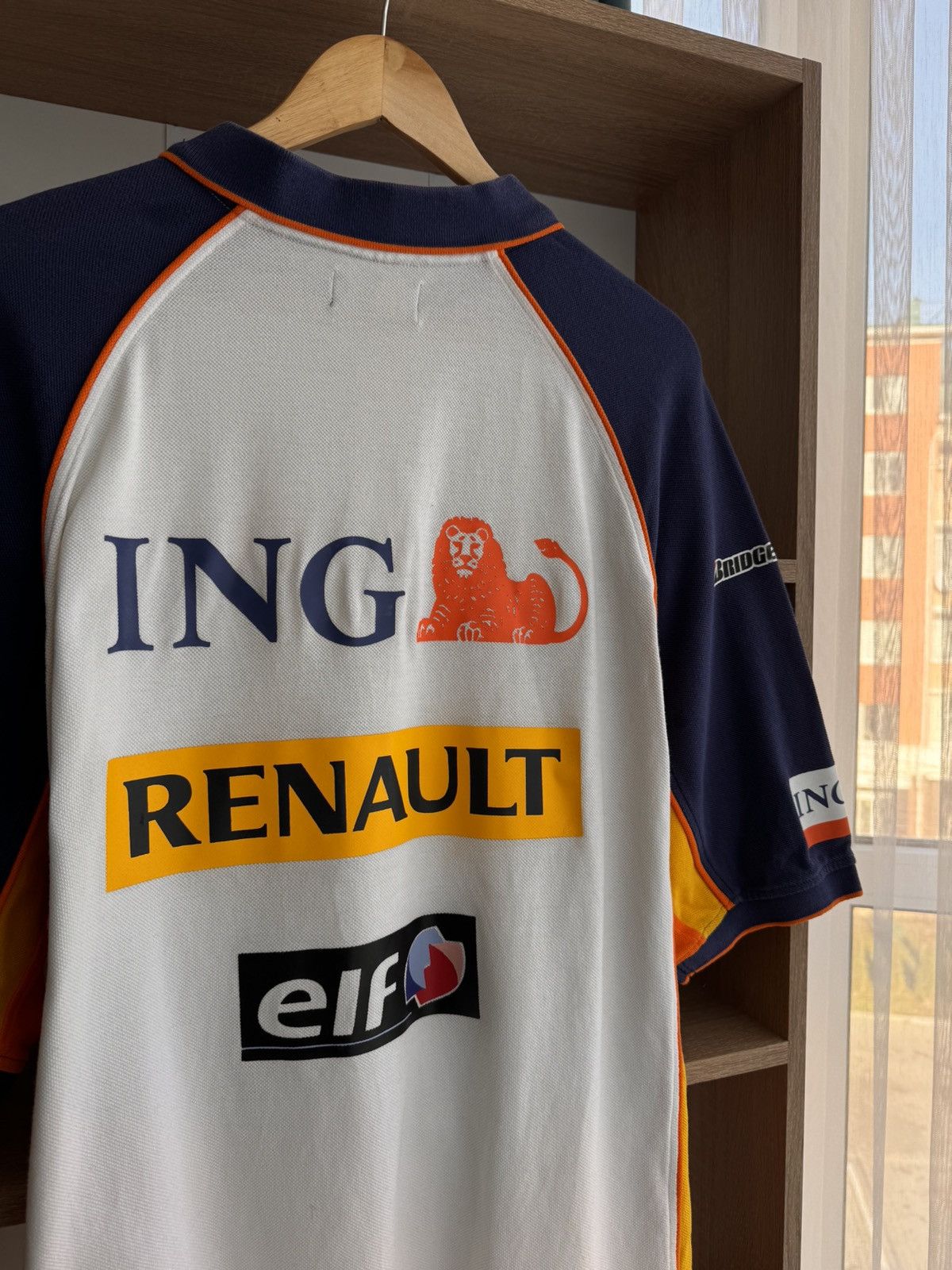Formula 1 × Vintage Vintage Renault ING Fernando Alonso Formula 1 Racing T-Shirt Size US XL / EU 56 / 4 - 10 Thumbnail