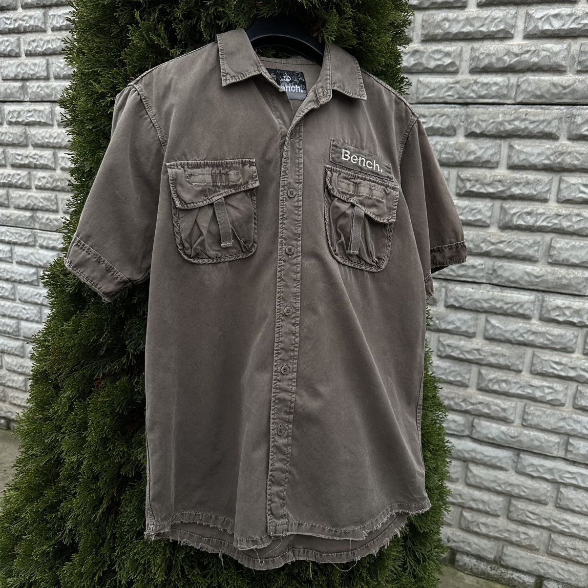 Bench Vintage Japan Bench Shirts Button Up Grunge Avantgarde Y2K Size US L / EU 52-54 / 3 - 10 Thumbnail