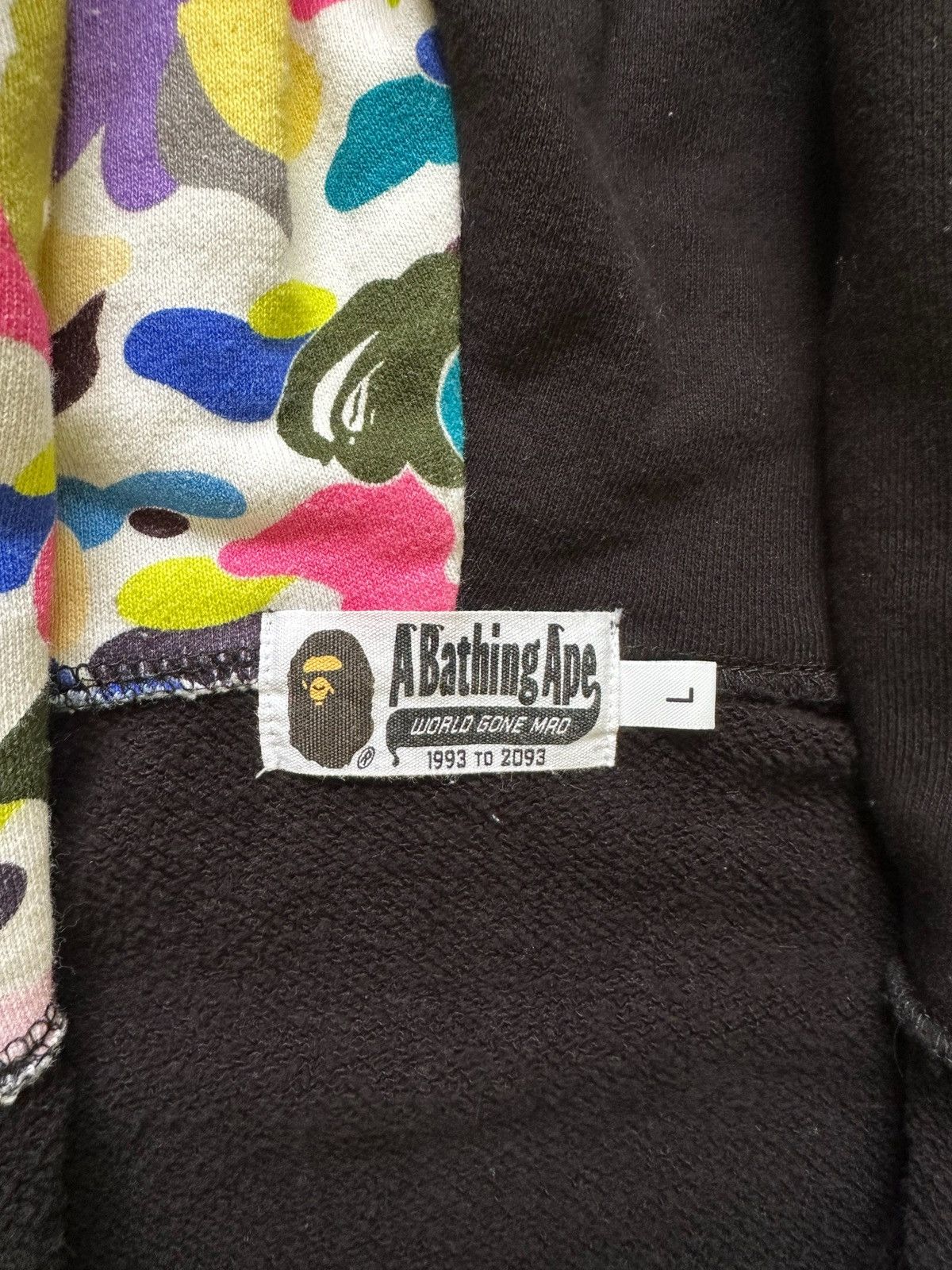 Bape Bape Shark NYC Multi Camo Logo Jacket Size US L / EU 52-54 / 3 - 9 Thumbnail