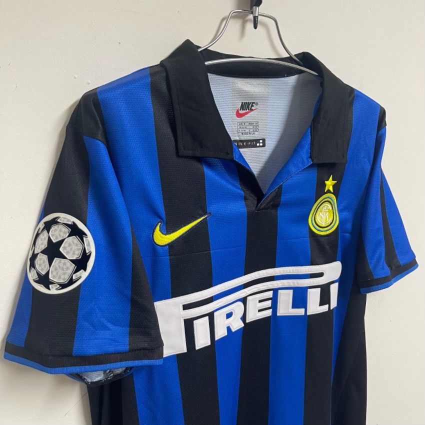Vintage 98-99 Ronaldo Inter Milan Home Soccer Jersey Size US M / EU 48-50 / 2 - 3 Thumbnail