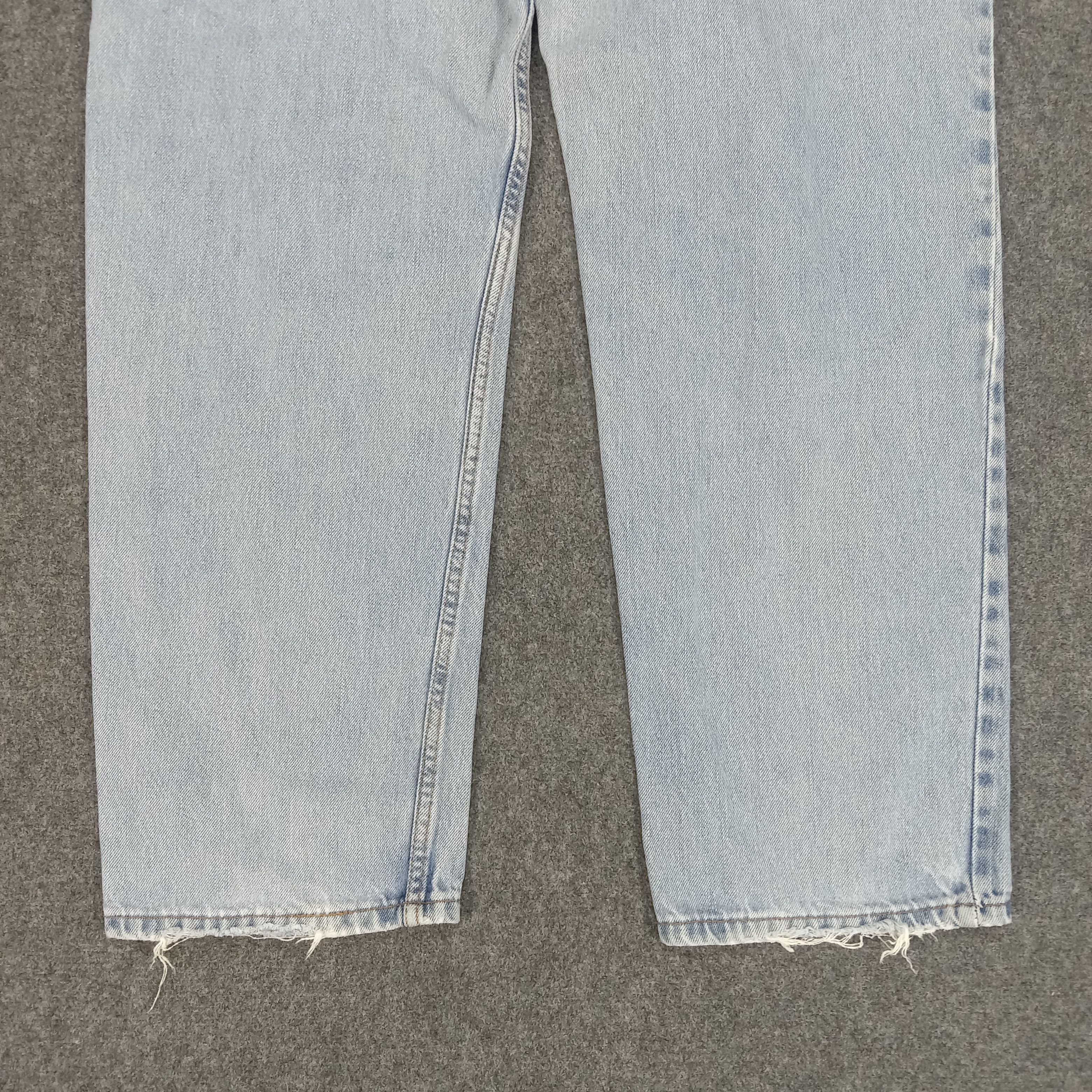 Levi's × Vintage Levi's 550 American Distressed Denim Jeans Size US 35 - 8 Thumbnail