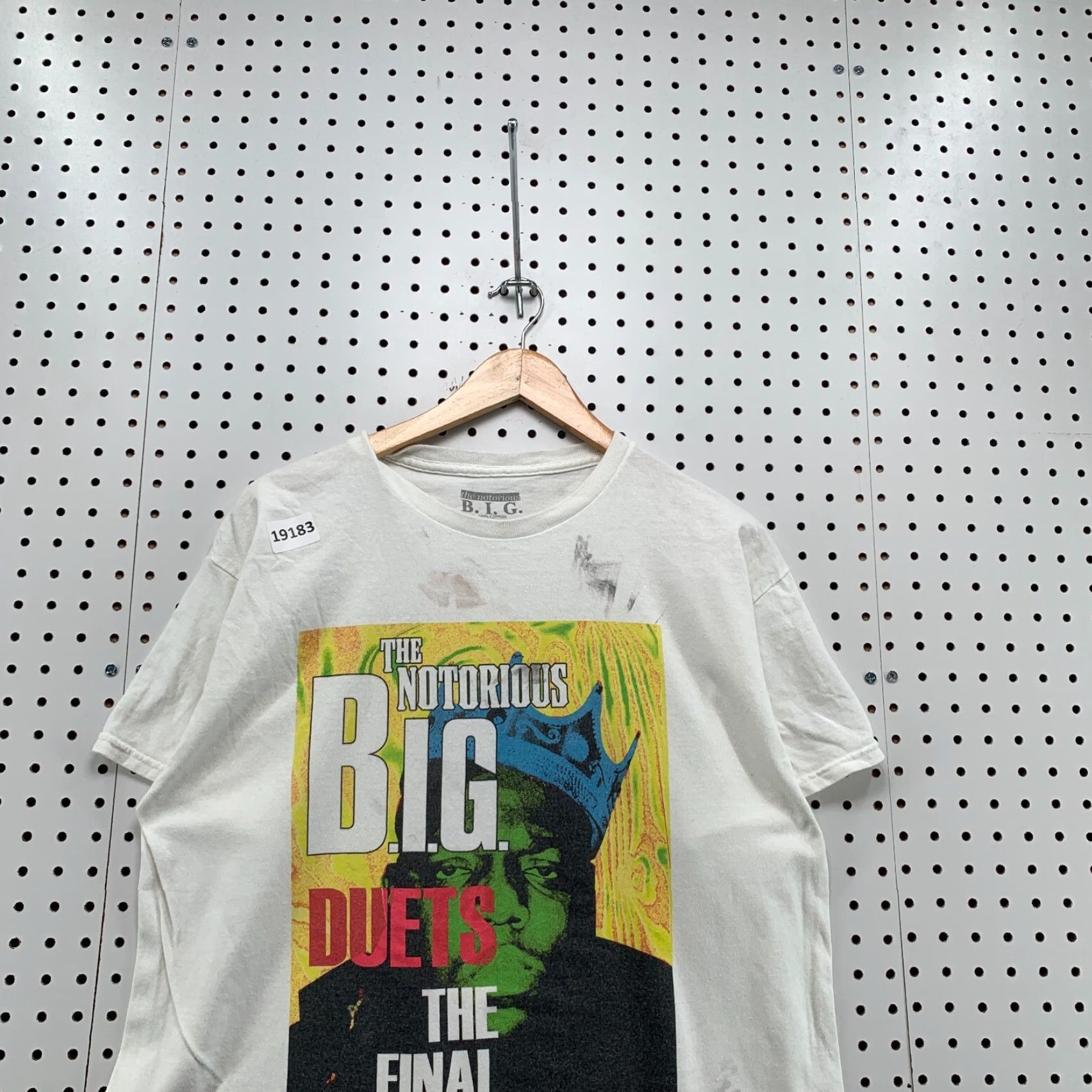 Vintage Notorious BIG Duets The Final Chapter Shirt White Adult Large Music Hip Hop T 22x27 Mens Size US L / EU 52-54 / 3 - 2 Thumbnail