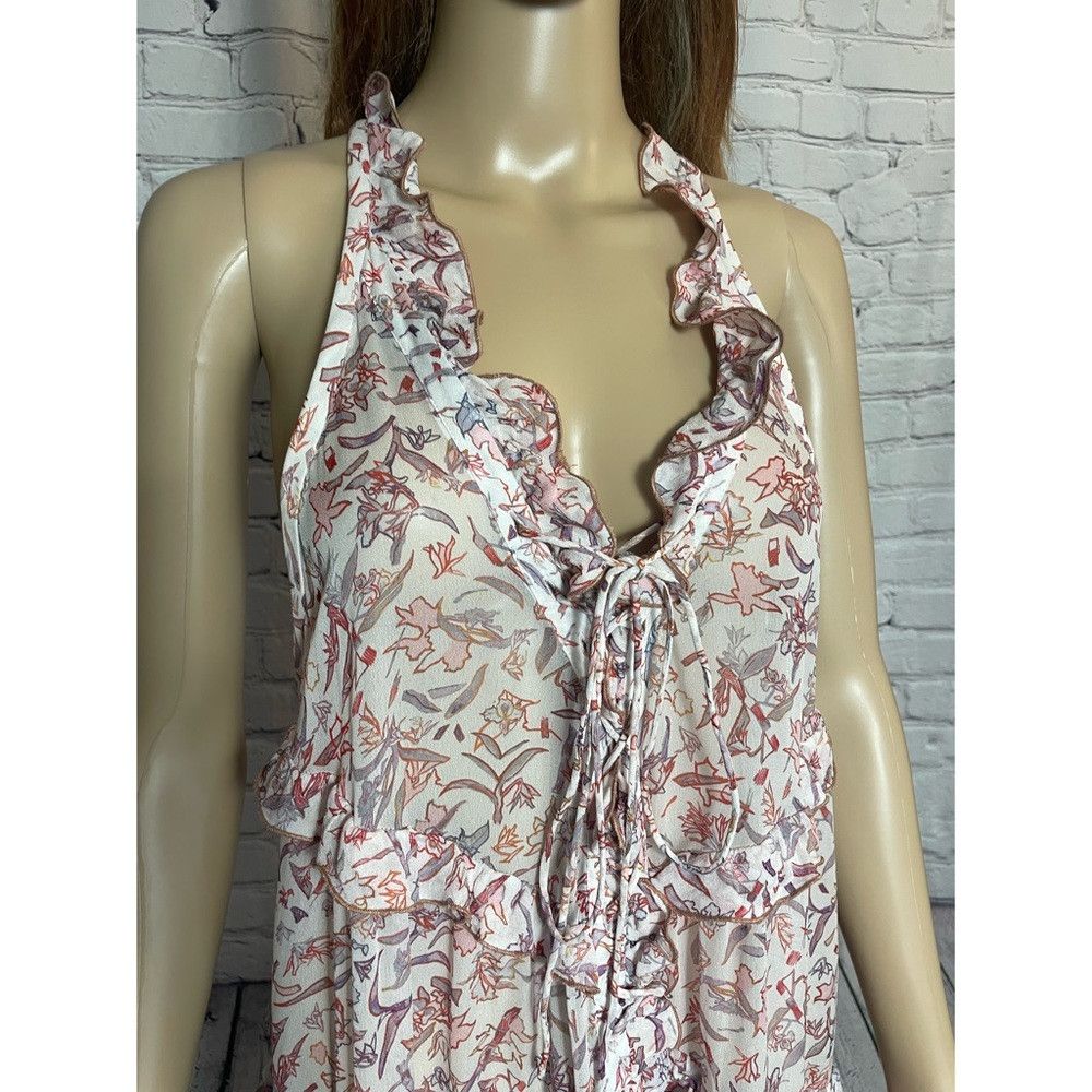 Iro Iro Paris Viscose Floral Mini Dress Size 40 US M Size M / US 6-8 / IT 42-44 - 2 Thumbnail