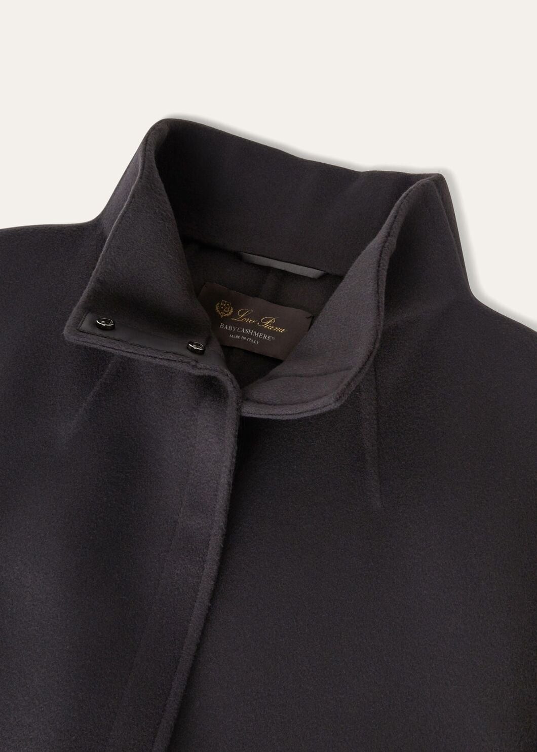 Loro Piana o1w1db10825 FAG4540 Roaden Coat in Black Size S / US 4 / IT 40 - 8 Thumbnail