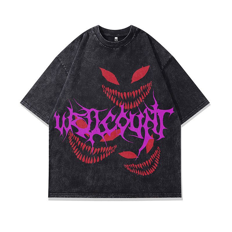 Vintage Men's American Streetwear Vintage T-Shirt with Demon Print Size US M / EU 48-50 / 2 - 1 Thumbnail