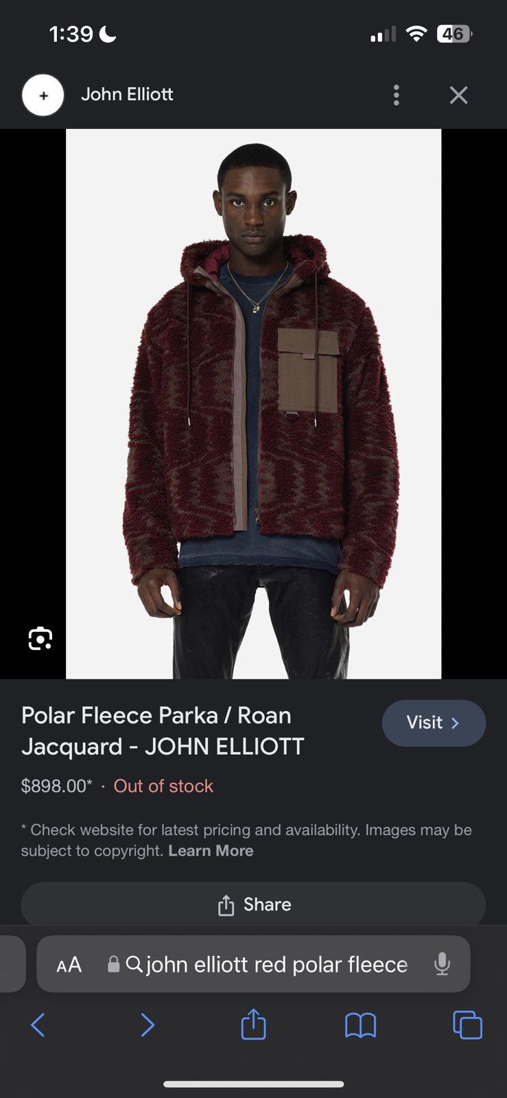 John Elliott John Elliott Polar Fleece Parka Size US L / EU 52-54 / 3 - 2 Thumbnail
