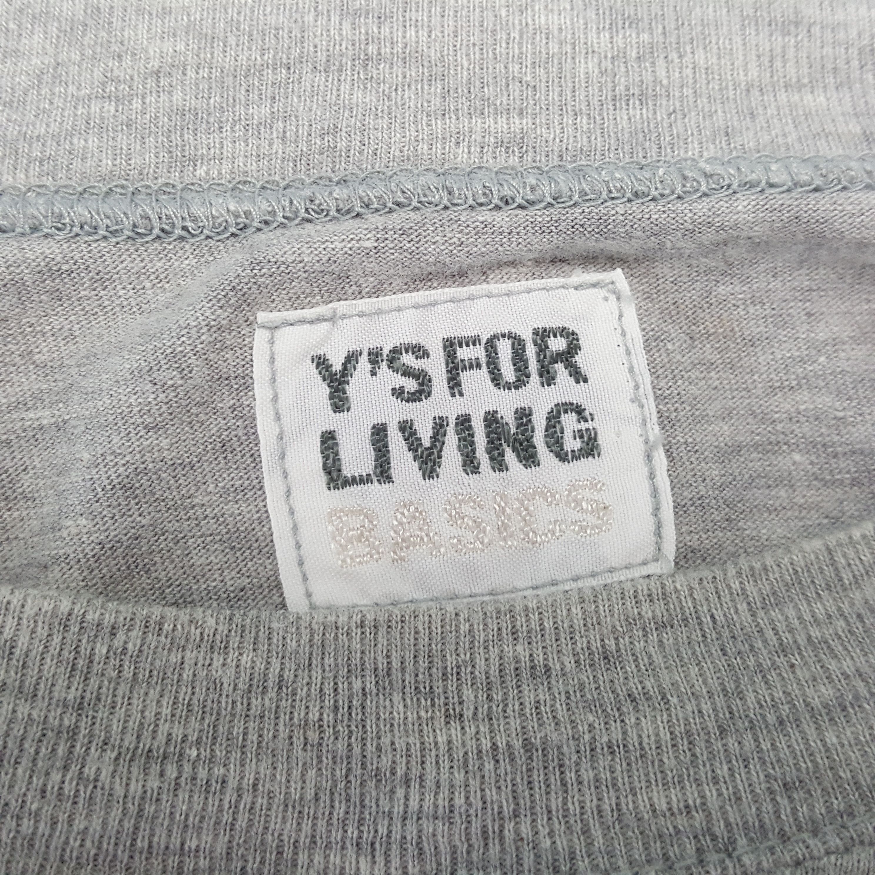 Yohji Yamamoto Ys FOR LIVING BASIC by YOHJI YAMAMOTO Tshirt C285N42 Size US L / EU 52-54 / 3 - 4 Thumbnail