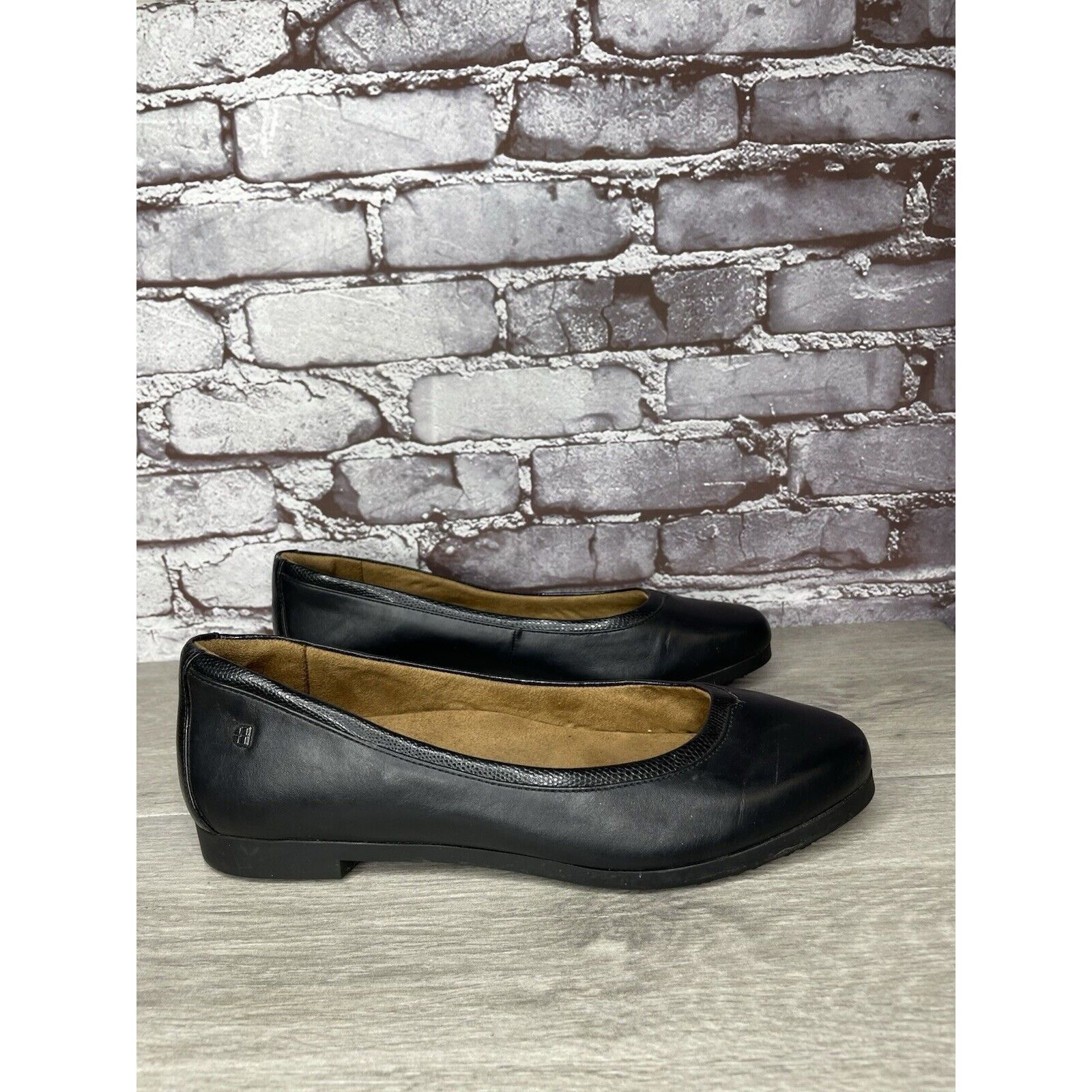 Other Shoes For Crews 55315 Reese Black Leather Work Slip Flats Wo Size US 11 / IT 41 - 15 Thumbnail