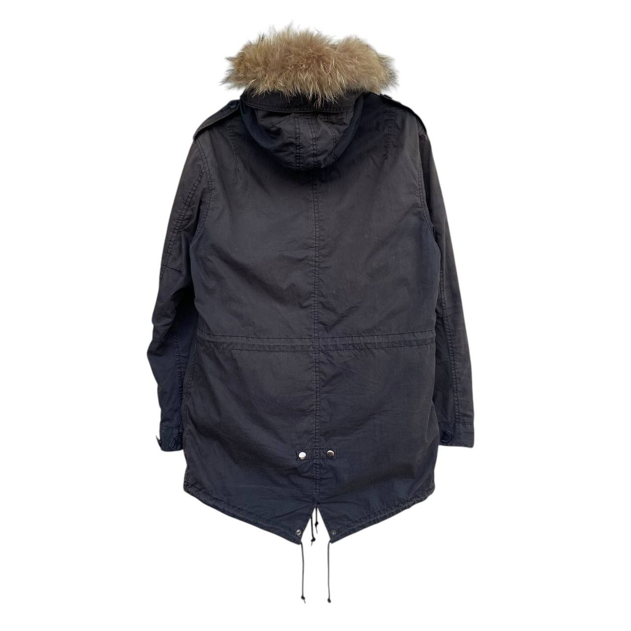 Alpha Industries Vintage Alpha Industries M-51 Fishtail Fur Parka Faded Black Size US XL / EU 56 / 4 - 4 Thumbnail