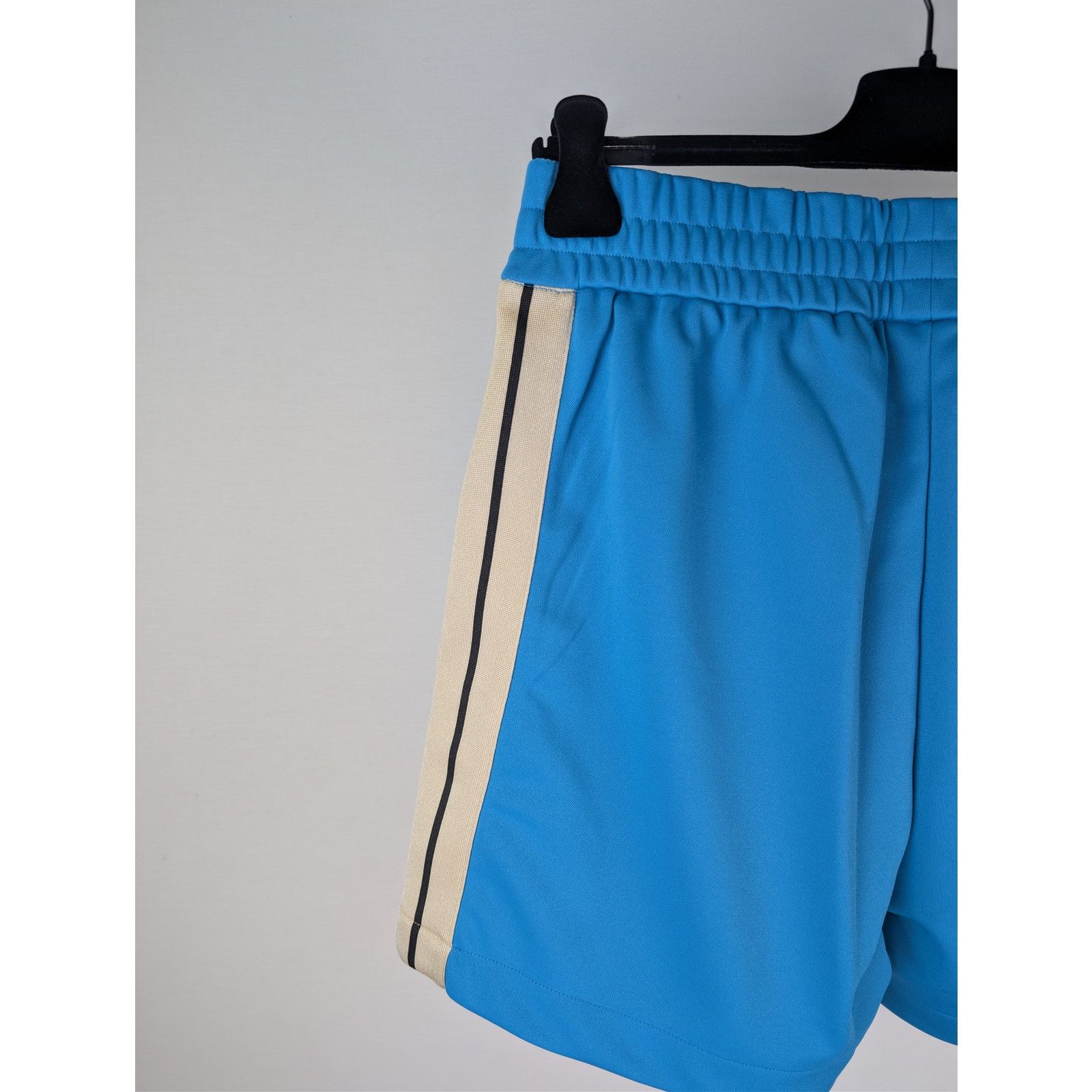 Palm Angels o1rshd1 Classic Logo Track Shorts in Light Blue / Off-White Size US 36 / EU 52 - 13 Thumbnail
