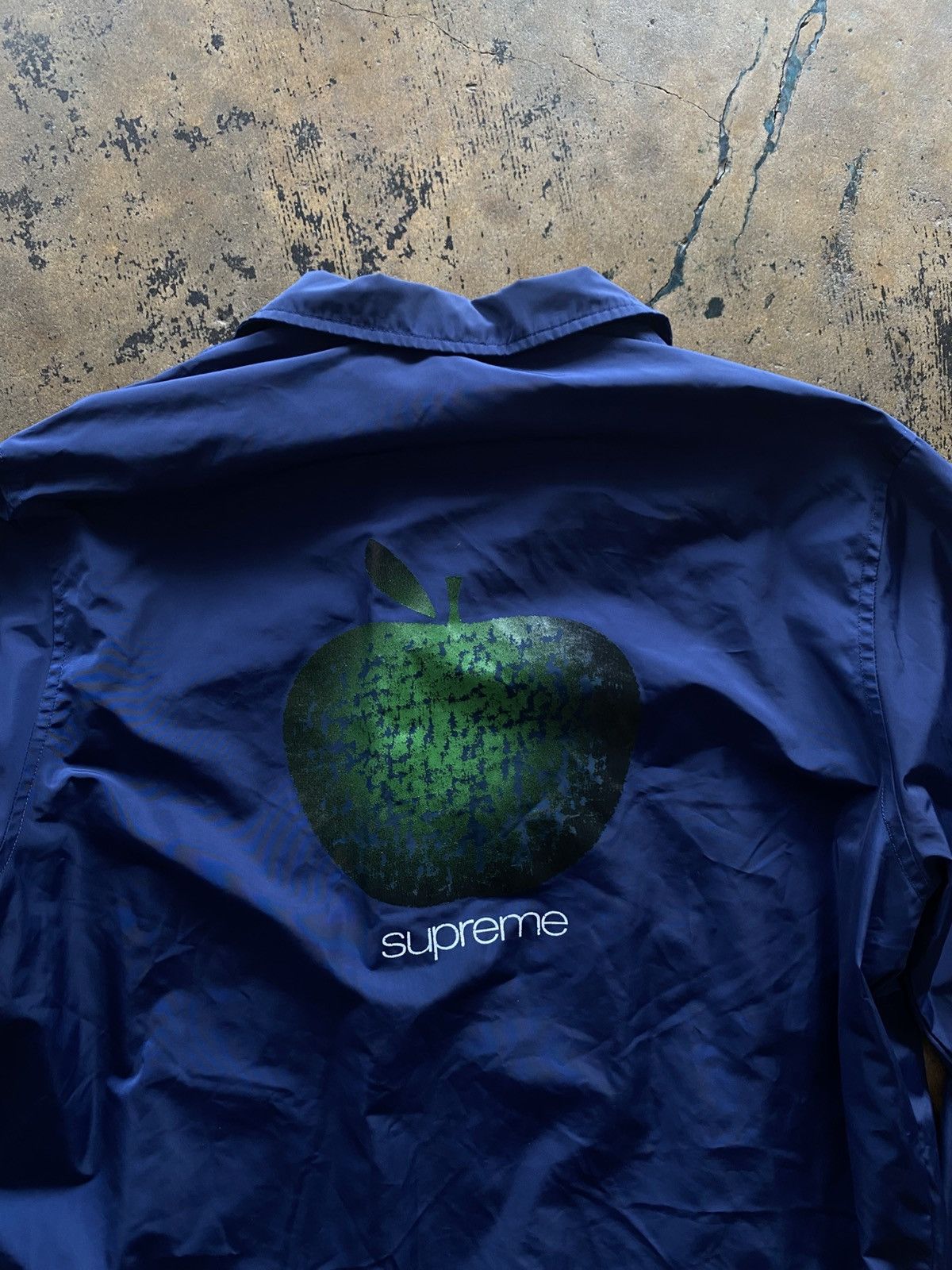Supreme／Apple Coaches Jacket Supreme Apple Coaches Jacket Size Small Black Brand New In