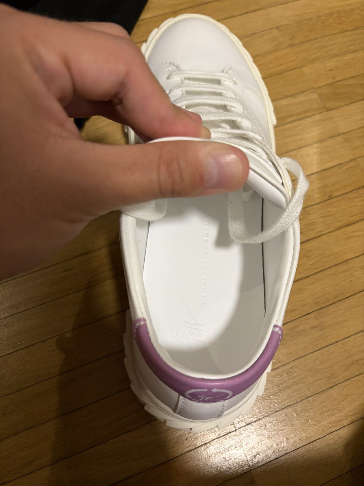 Giuseppe Zanotti Guiseppe Zanotti white Sneaker Size US 8.5 / IT 38.5 - 6 Thumbnail