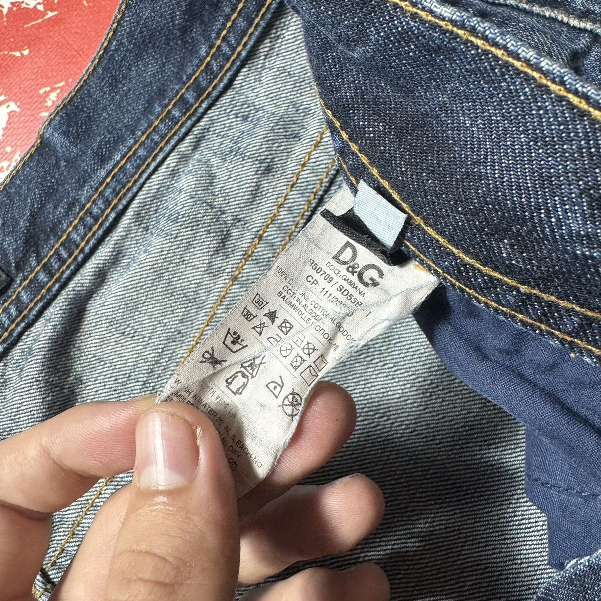 Dolce & Gabbana vintage y2k distressed flared dolce gabbana jeans Size US 36 / EU 52 - 10 Thumbnail