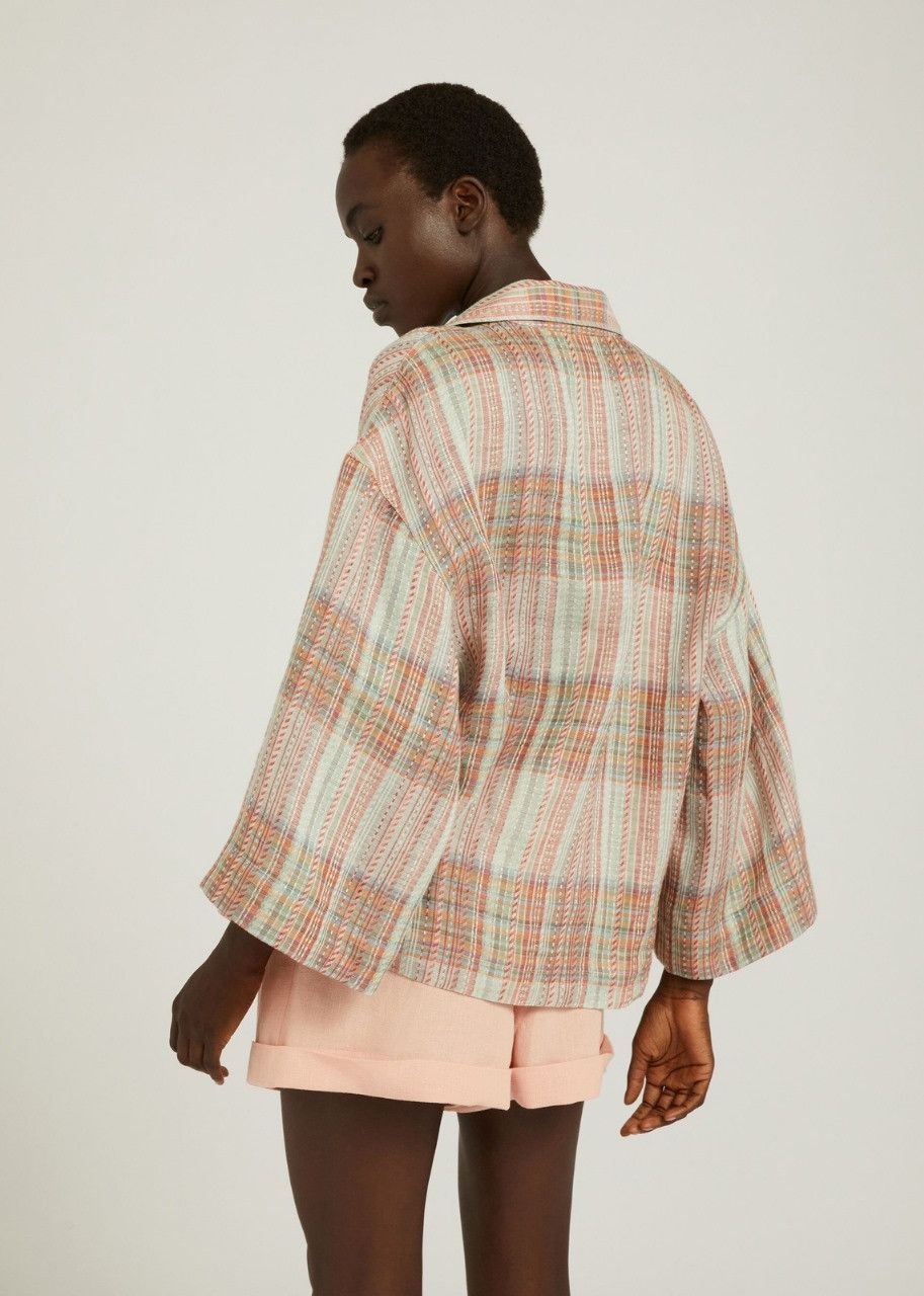 Loro Piana o1srvl11e0524 Shirt in Multicolor Size L / US 10 / IT 46 - 6 Thumbnail