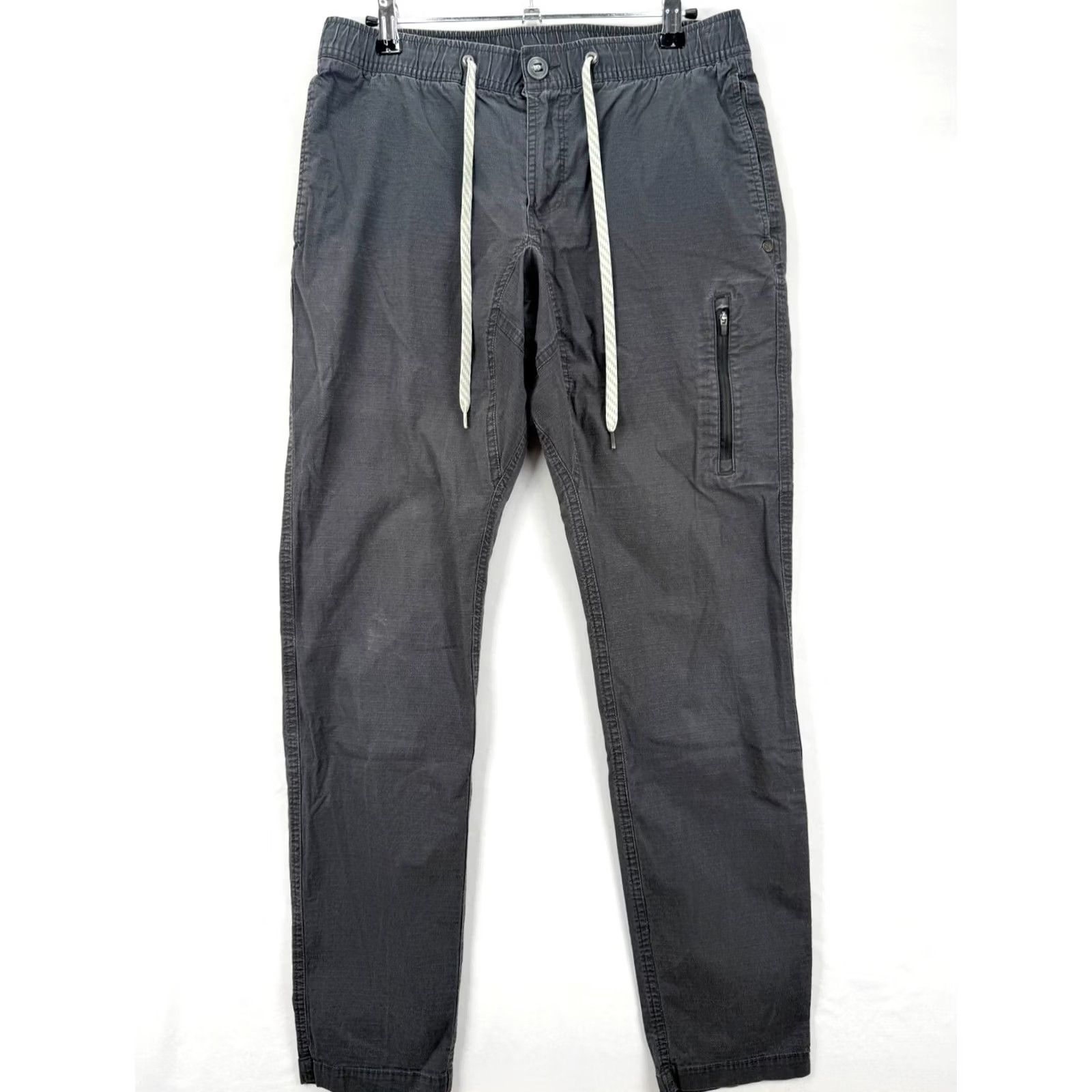 Vuori Vuori Mens Medium Ripstop Climber Pant Gray Drawstring Stretch Athleisure V412 Pants M Size US 31 - 2 Thumbnail
