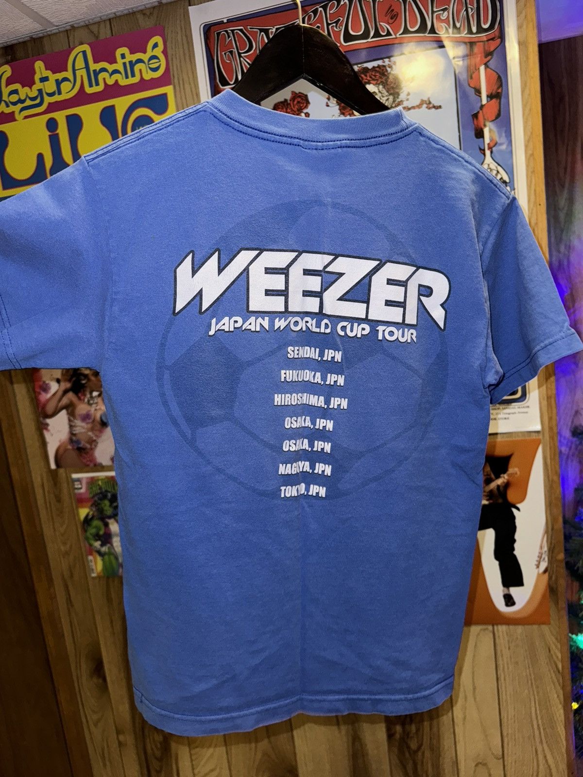 Band Tees × Vintage RARE 2002 Weezer Japan Tour Shirt | Grailed