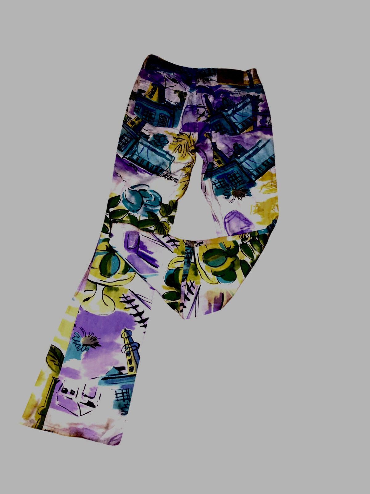 Designer × Japanese Brand × Jean Paul Gaultier ANNE ELISABETH DENIN JEANS FULL PRINT Size 28" / US 6 / IT 42 - 11 Thumbnail