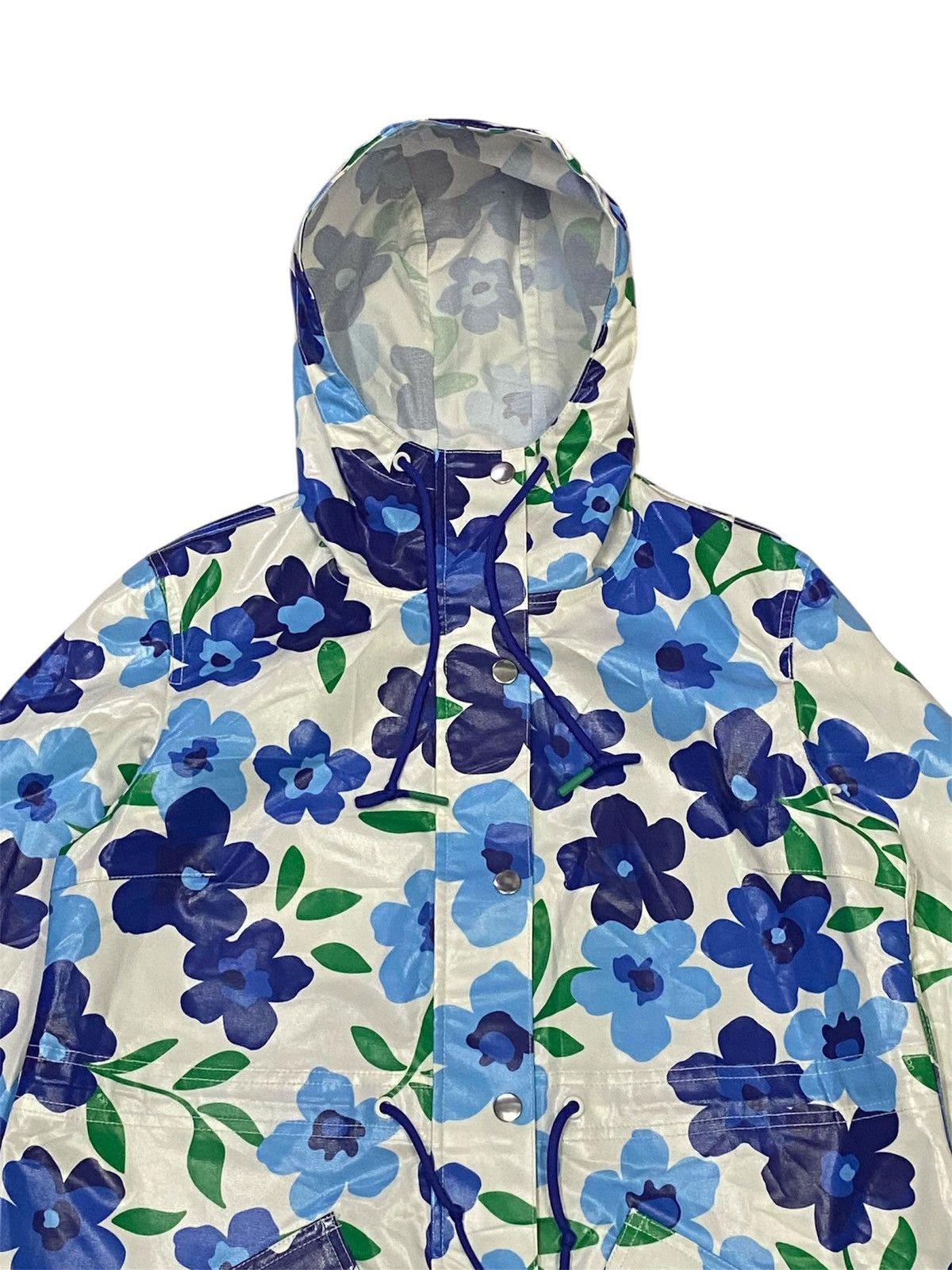 United Colors Of Benetton United Colors Of Benetton Waterproof Rain Jacket Size M / US 6-8 / IT 42-44 - 5 Thumbnail