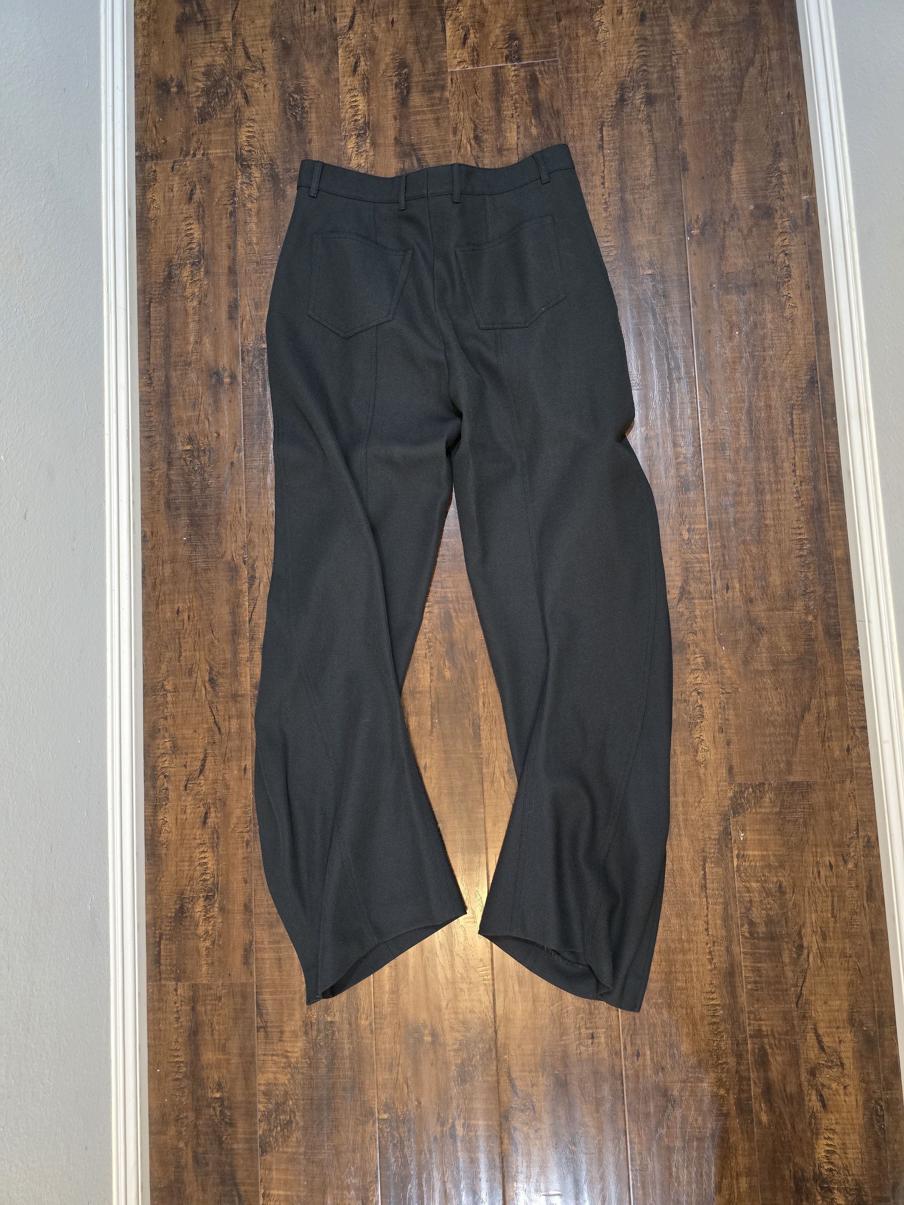 Y/Project Y/Project Wide Leg Virgin Wool Banana Trousers Size US 32 / EU 48 - 4 Thumbnail