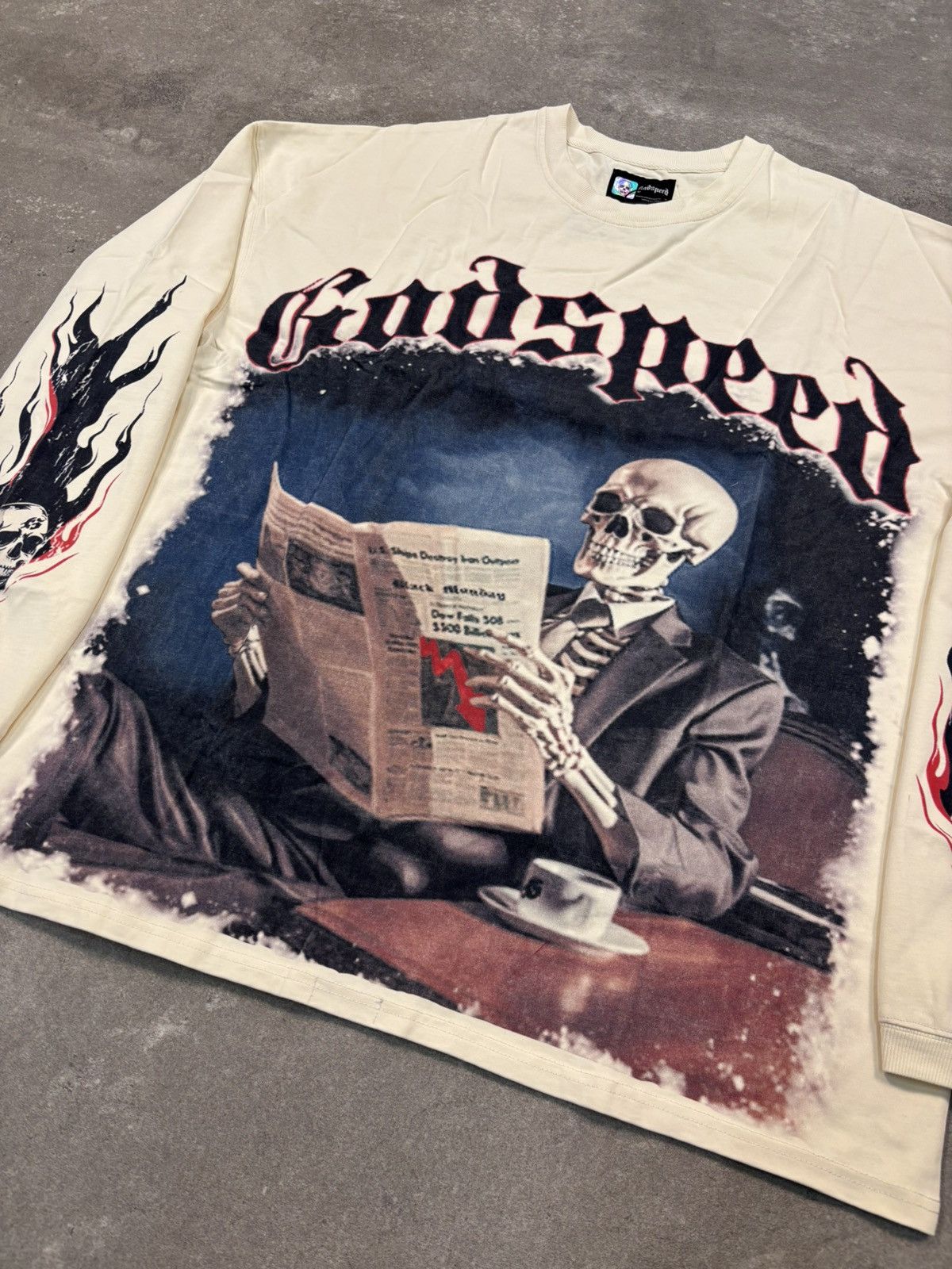 Godspeed Godspeed Black Monday Longsleeve, Bone Size US M / EU 48-50 / 2 - 3 Thumbnail