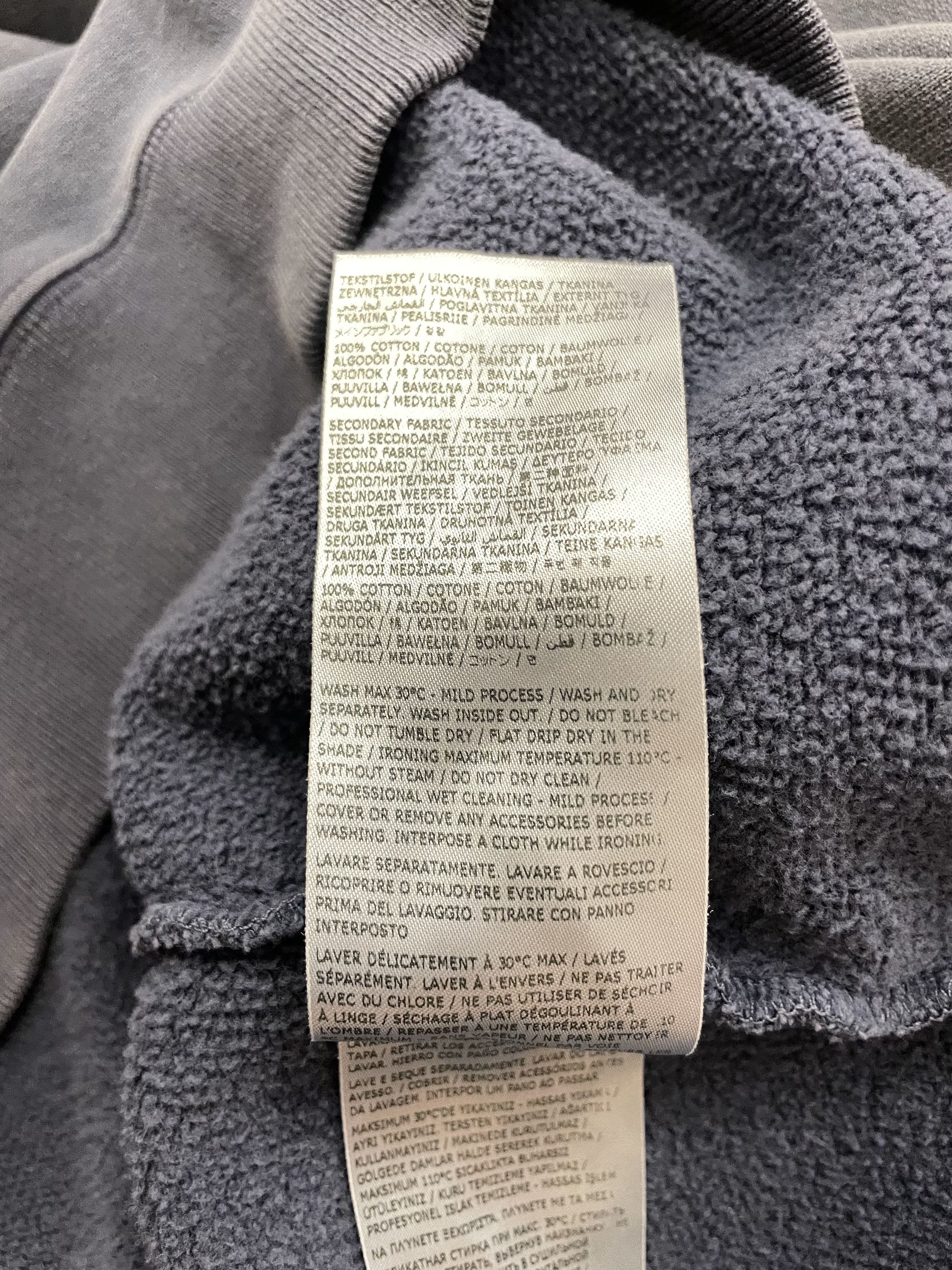 Maison Margiela Maison Margiela Distressed Appliqué Sweatshirt Retail: $1160 Size US M / EU 48-50 / 2 - 14 Thumbnail