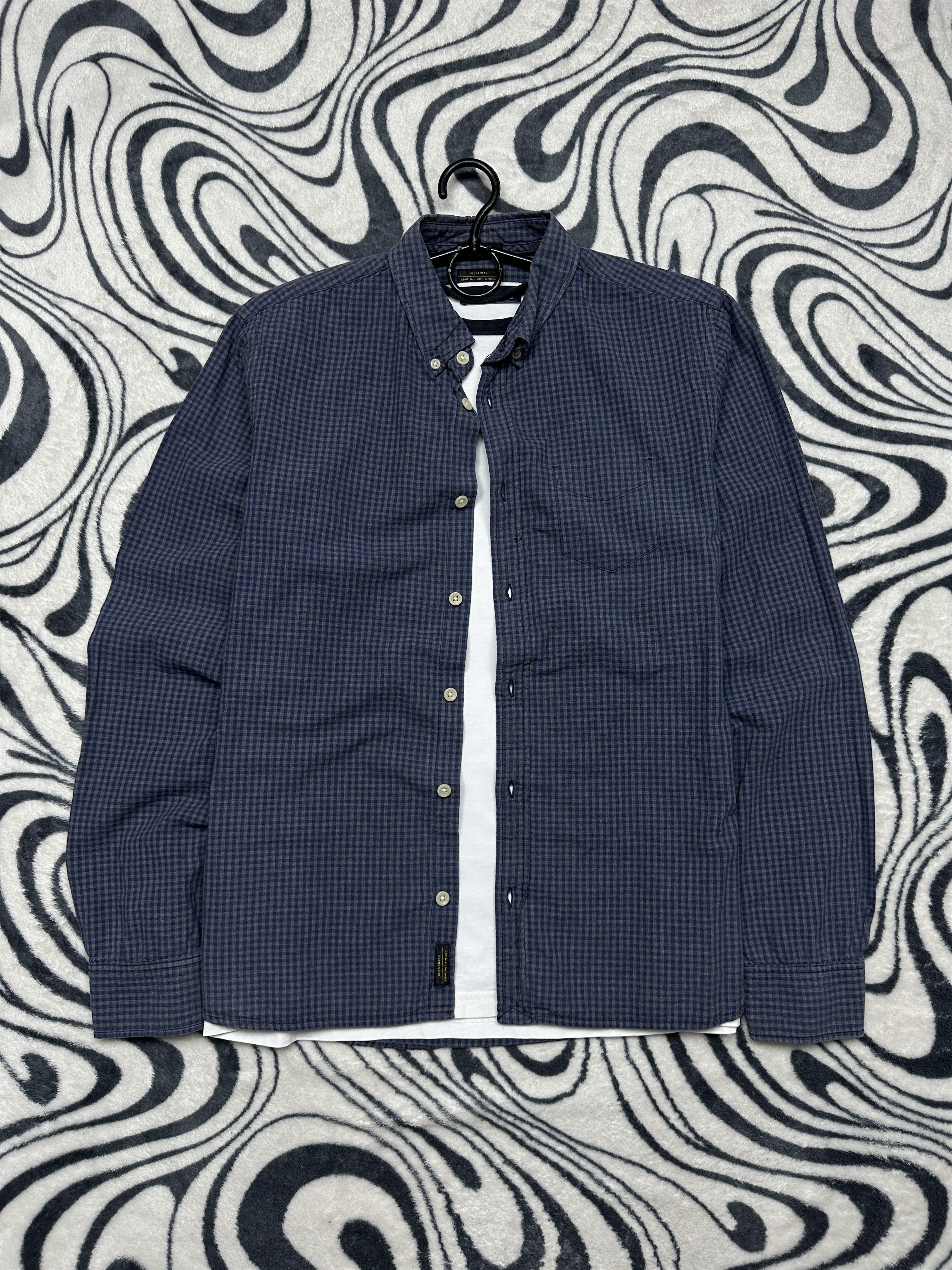 Allsaints AllSaints Mens Tanishi Long Sleeve Shirt Size US M / EU 48-50 / 2 - 1 Thumbnail