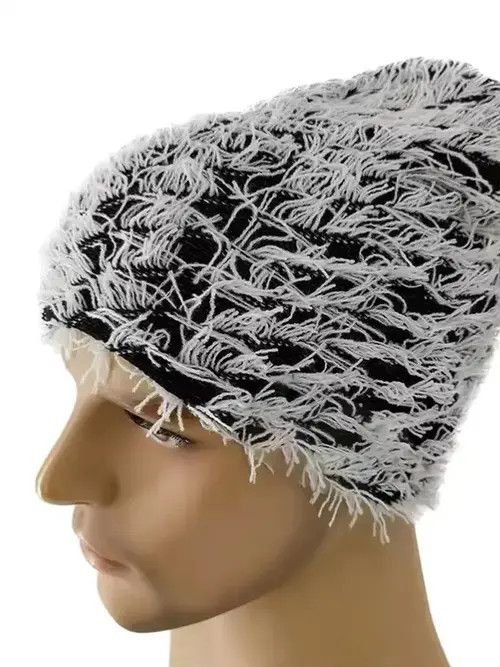 Japanese Brand × Vintage Distressed Knitted Beanie Size ONE SIZE - 3 Thumbnail
