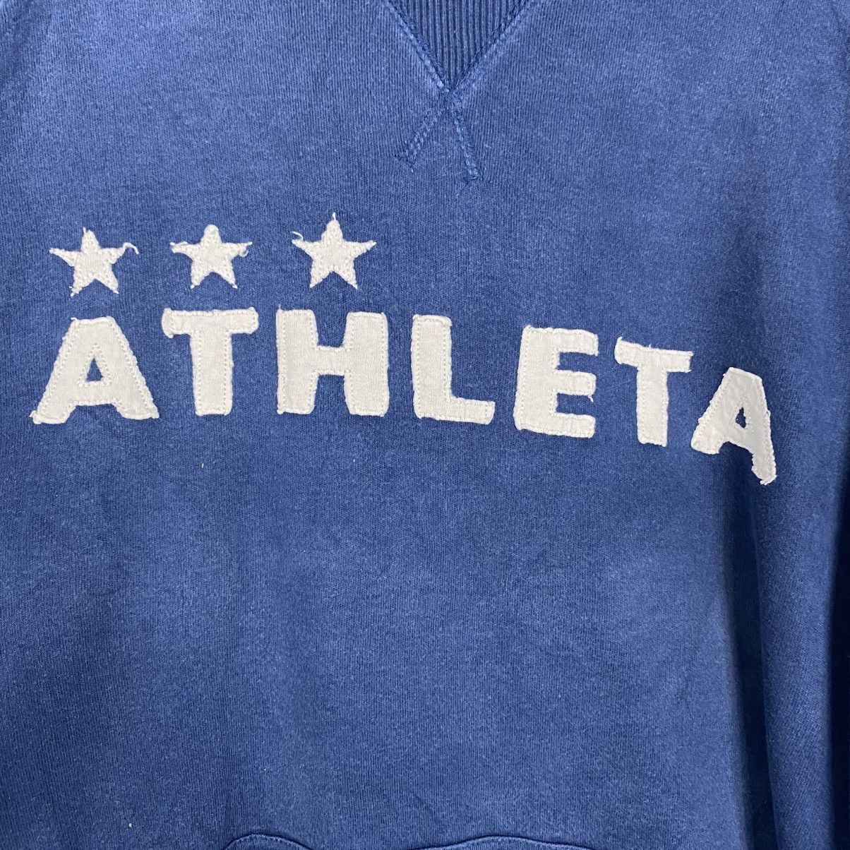 Japanese Brand 📌Vintage Hoodie Pull Over Athleta Big Logo Size US L / EU 52-54 / 3 - 18 Thumbnail