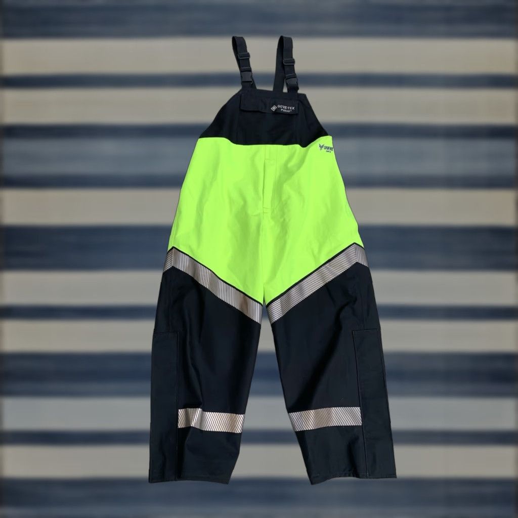 Rains Drifire Overalls Mens Large FR Hydrolite 2.0 Rain Bibs Reflective Goretex Black Workwear GTX Size US 33 - 1 Thumbnail