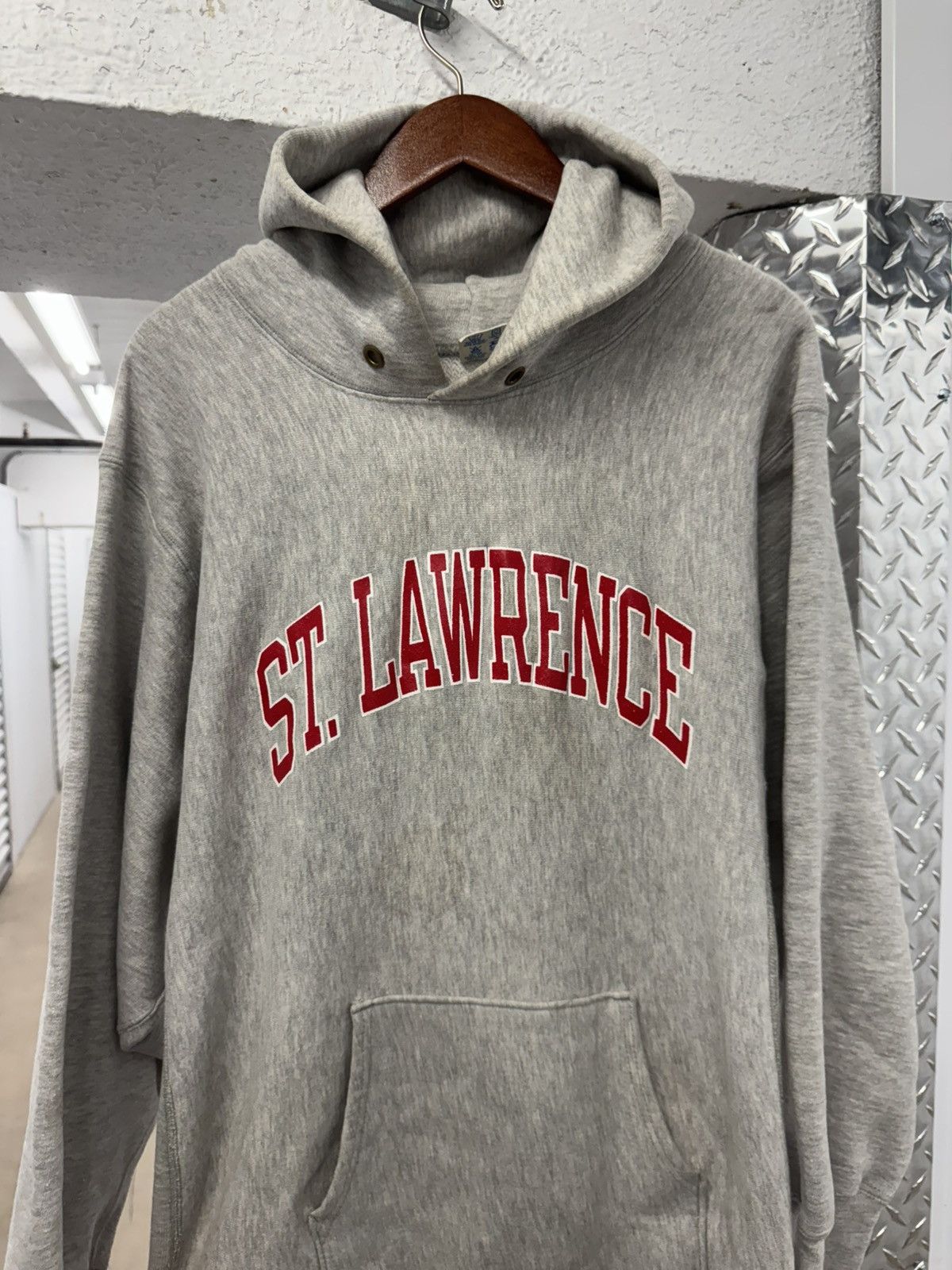 Champion Vintage St.Lawrence Champion Reverse Weave College Hoodie Size US XL / EU 56 / 4 - 3 Thumbnail