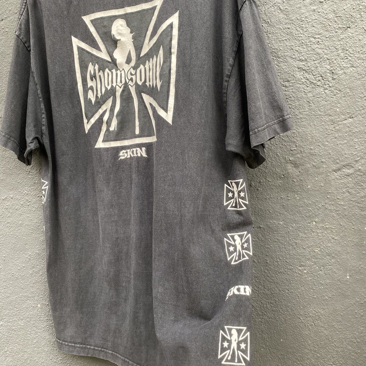 Vintage Thrashed Faded Vintage Y2K Skin Industries Skateboard Tee Size US XL / EU 56 / 4 - 5 Thumbnail