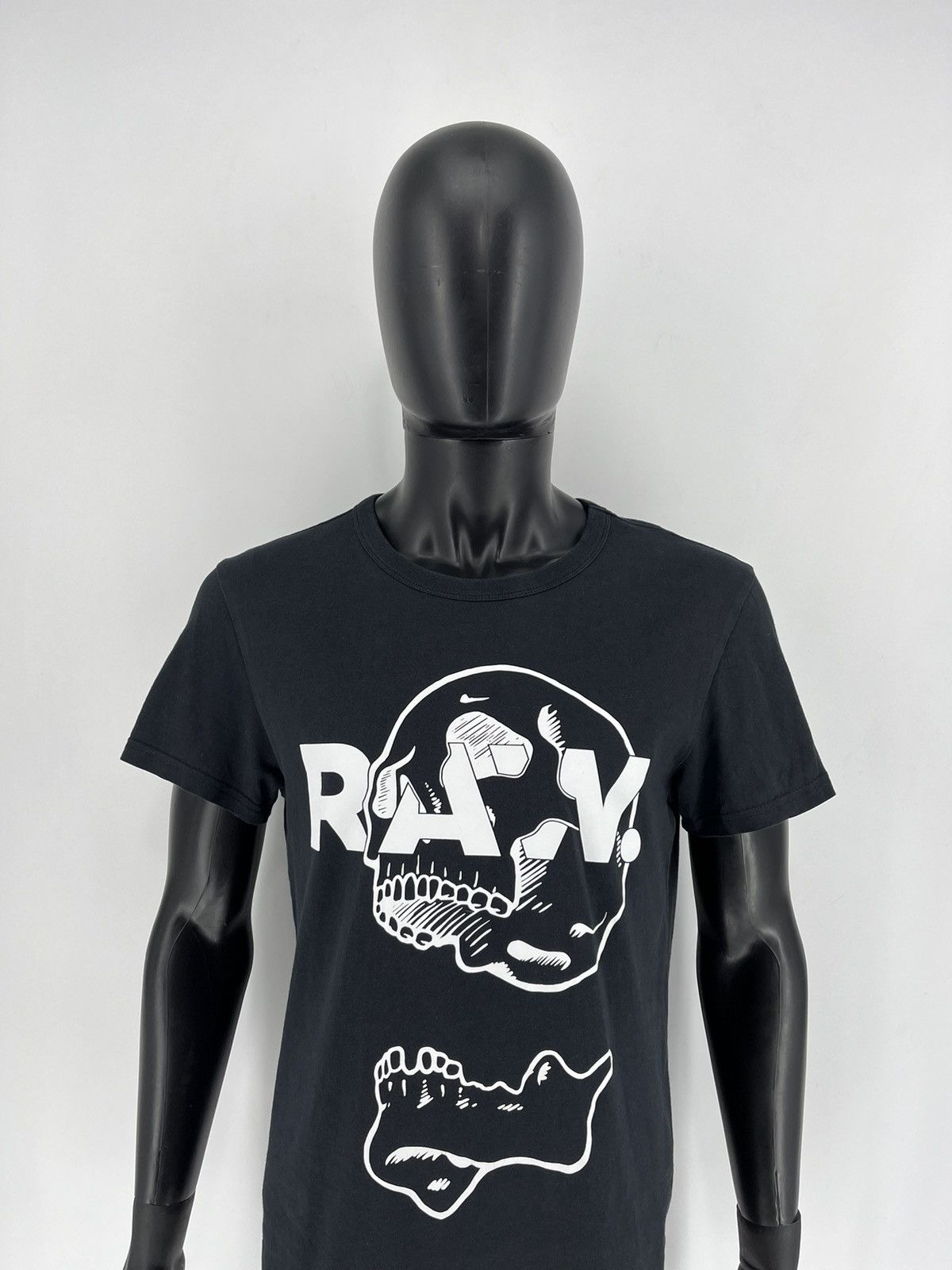 G-Star Vintage G Star Raw Big Skull Logo Black T Shirt Humor Style Size US M / EU 48-50 / 2 - 1 Thumbnail