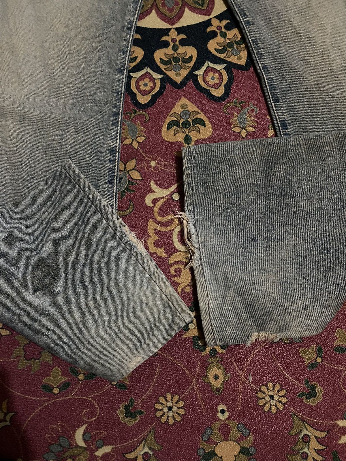 Japanese Brand Vintage Wrangler Bootcut Distressed Faded Denim Size US 31 - 8 Thumbnail