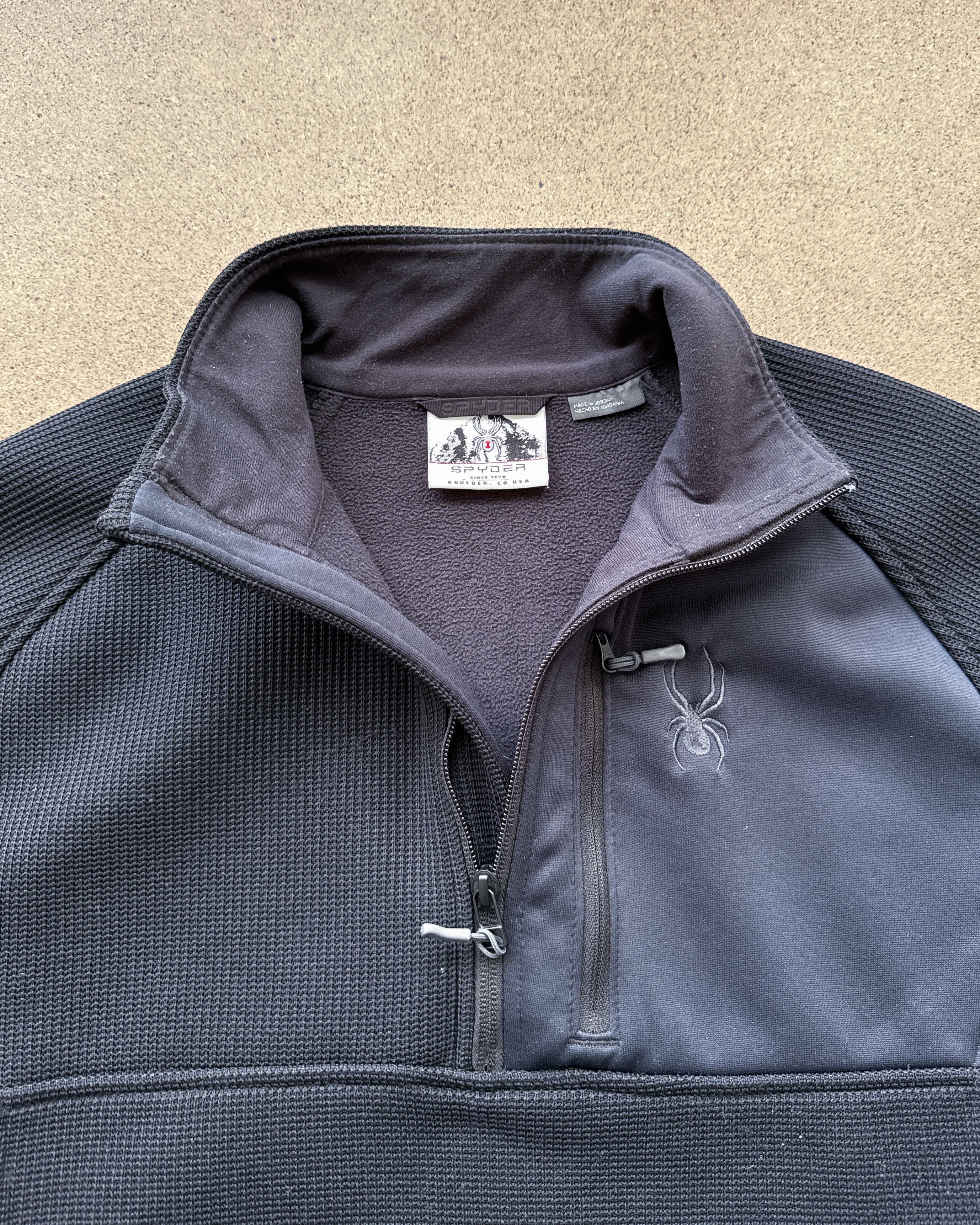 Spyder Spyder Jacket Black Quarter Zip Men's M Gait Gorpcore Size US M / EU 48-50 / 2 - 4 Thumbnail