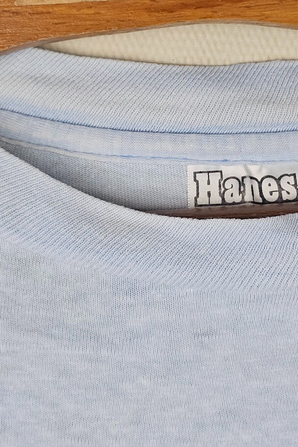 Hanes 1985 Hanes Beefy-T - “I Just Keep On Pluggin’” Size US L / EU 52-54 / 3 - 14 Thumbnail