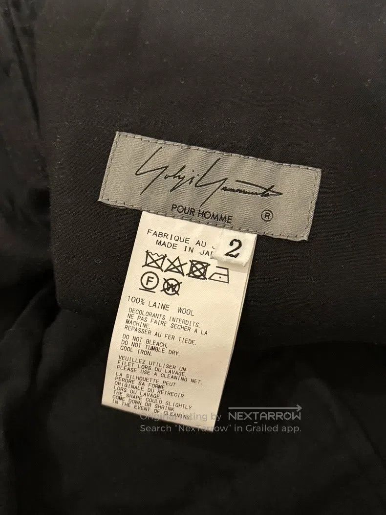 Yohji Yamamoto Yohji Yamamoto size 2 Piece wide leg pants Size US 28 / EU 44 - 4 Thumbnail