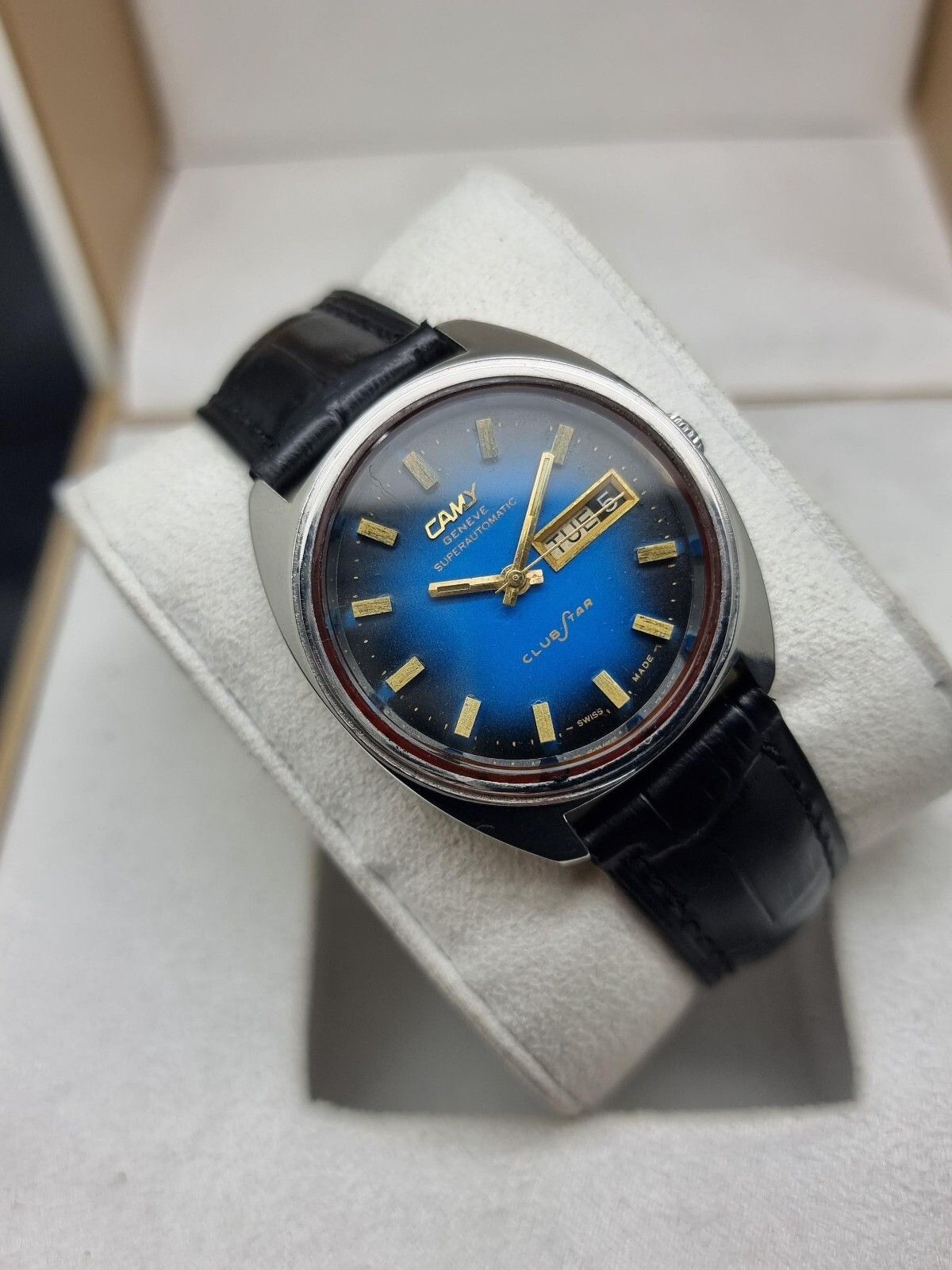 Vintage Camy - Vintage Camy Geneve Club Star Super Automatic Watch Size 38 - 2 Thumbnail