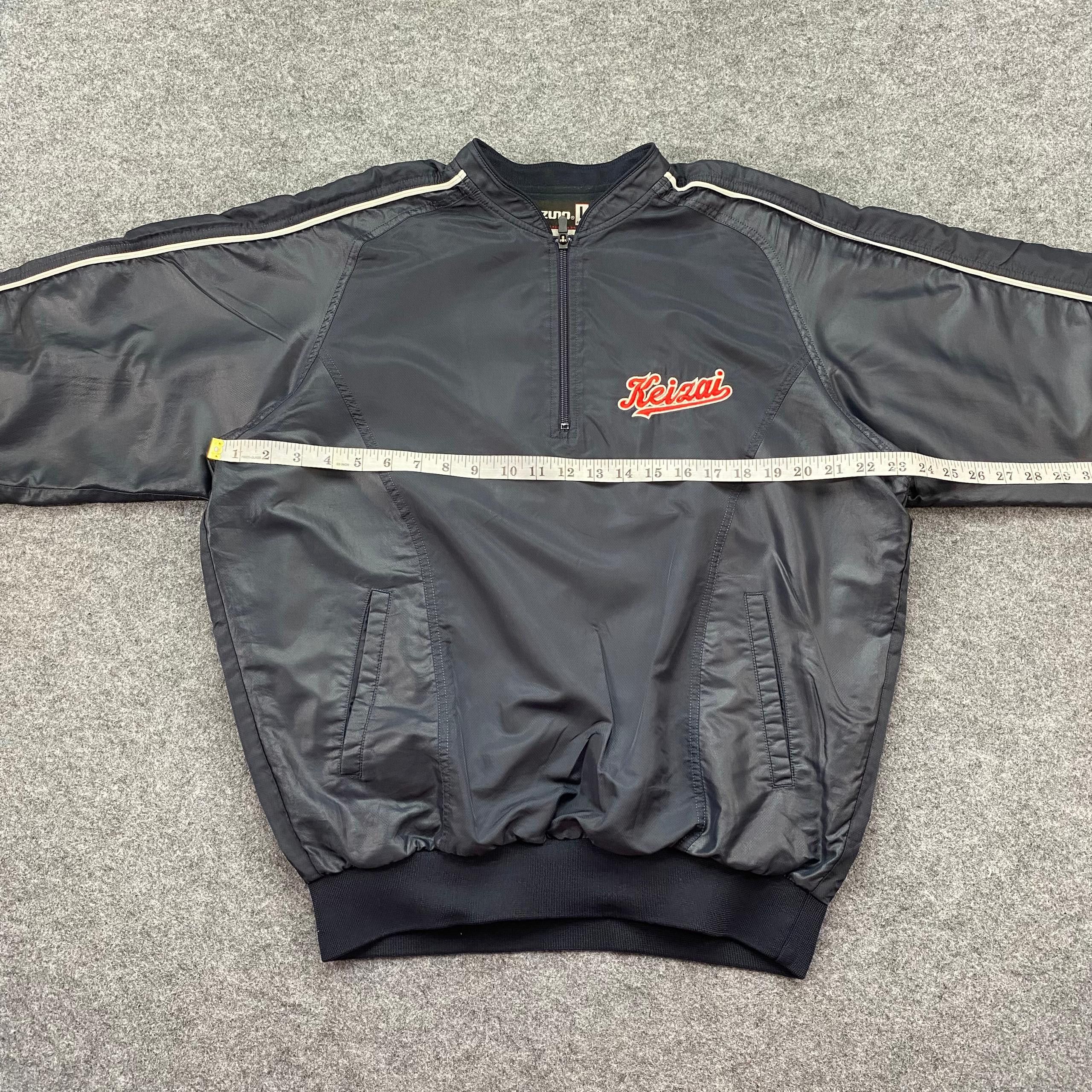 Mizuno Vintage Mizuno Baseball Product Half Zipper Jacket Size US L / EU 52-54 / 3 - 4 Thumbnail