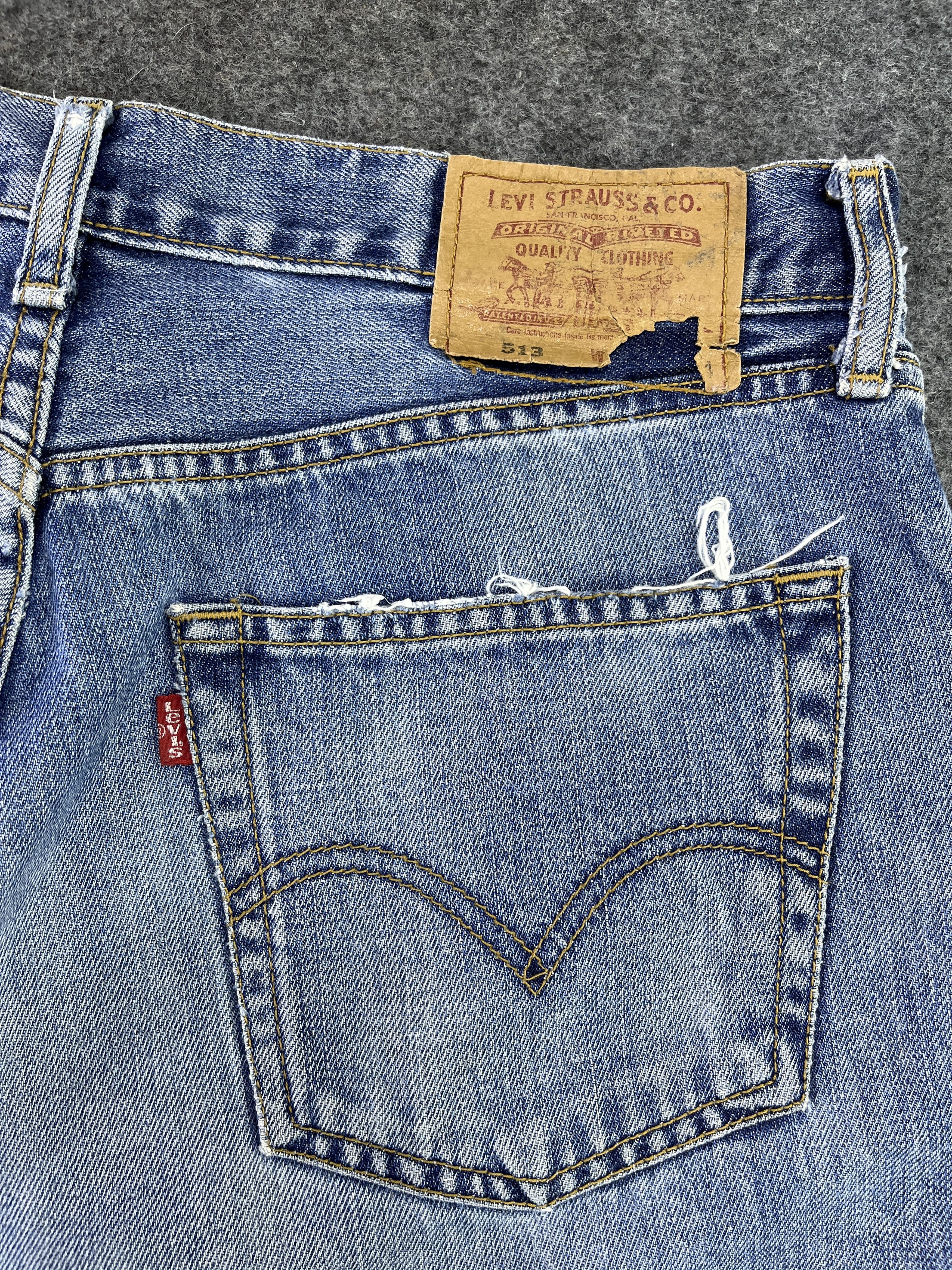 Levi's Vintage Levis 513 Button Fly Jeans - J912 Size US 34 / EU 50 - 12 Thumbnail