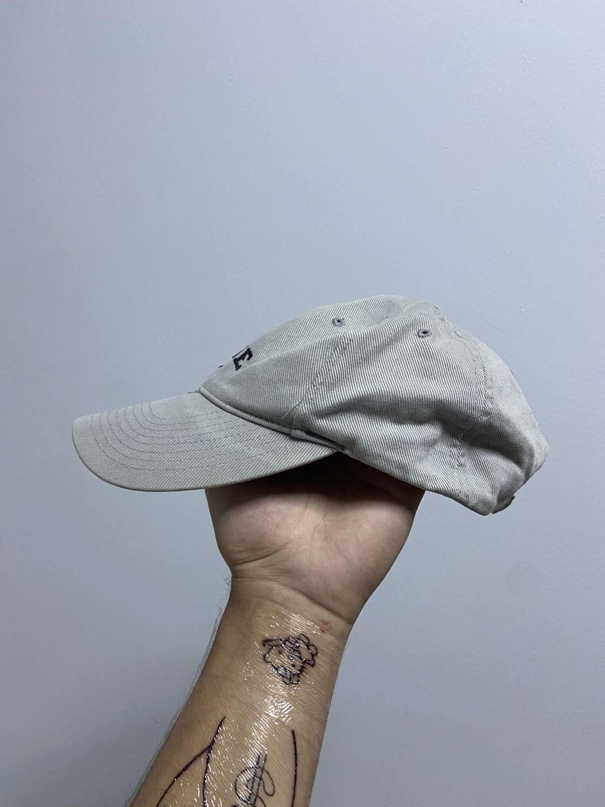 Nike × Vintage Nike Cap Vintage Small Logo Skate Y2K Style Drill Size ONE SIZE - 3 Thumbnail