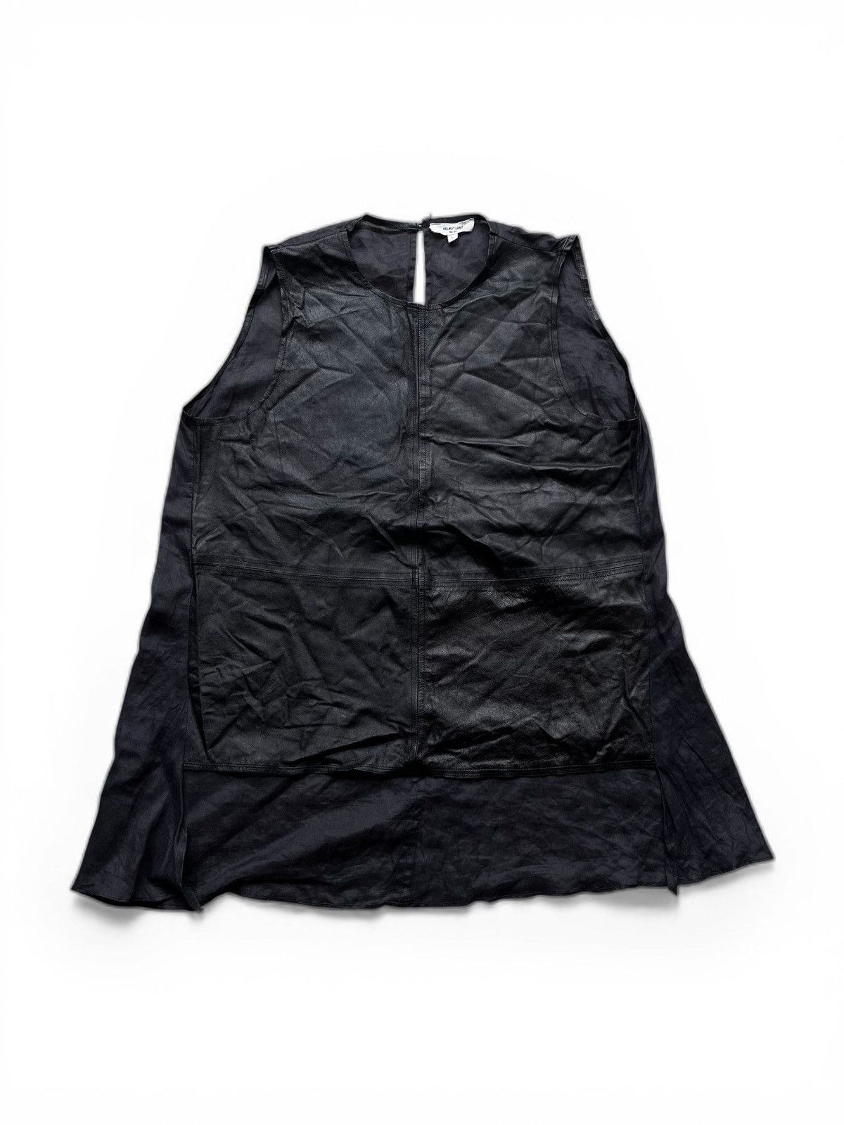 Helmut Lang AW97 Union Jack rubber tank top | Grailed