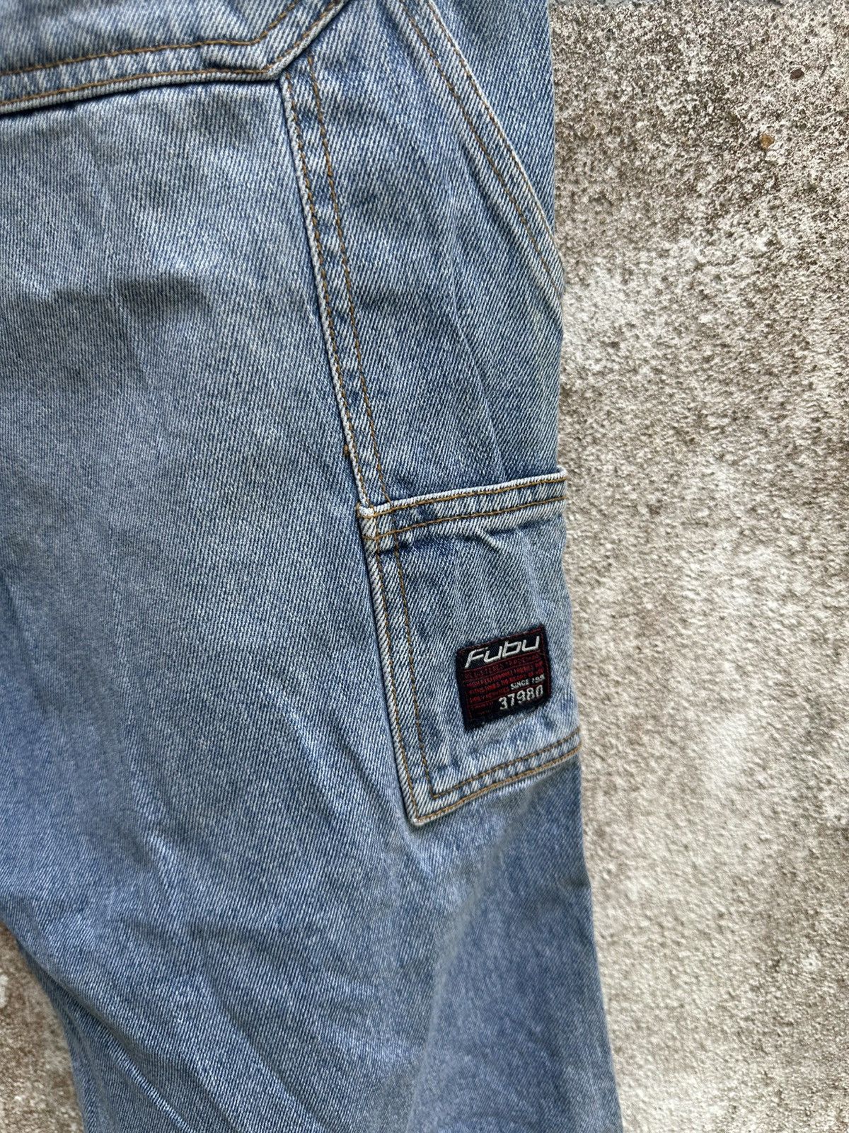 Fubu × If Six Was Nine Vintage 90s FUBU baggy hiphop flare jeans BOSS01 Size US 30 / EU 46 - 10 Thumbnail