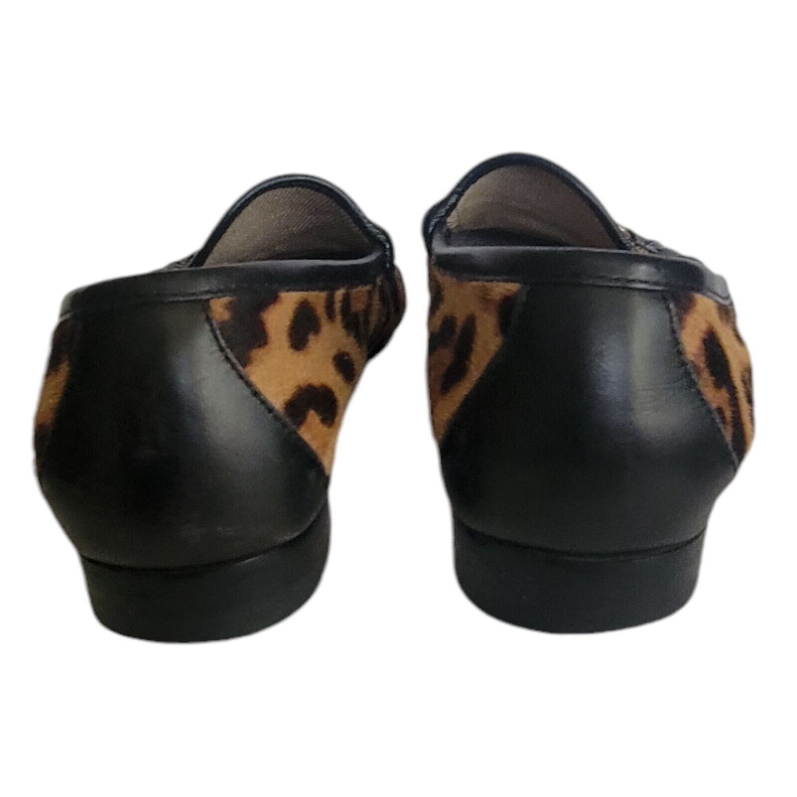 Gucci GUCCI Black Brown Calf Hair Animal Print Loafers Made Italy Size US 5.5 / IT 35.5 - 5 Thumbnail