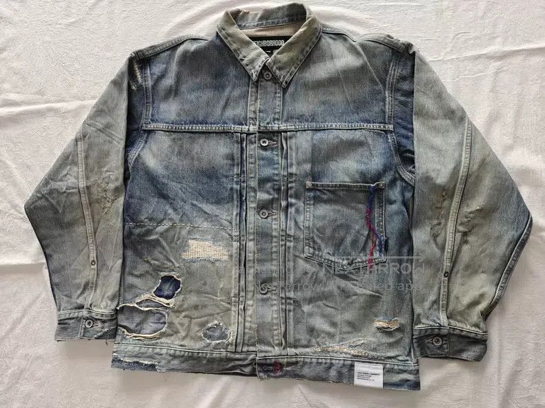 Neighborhood Neighborhood Indigo Washed Destroyed Model Size US L / EU 52-54 / 3 - 2 Thumbnail