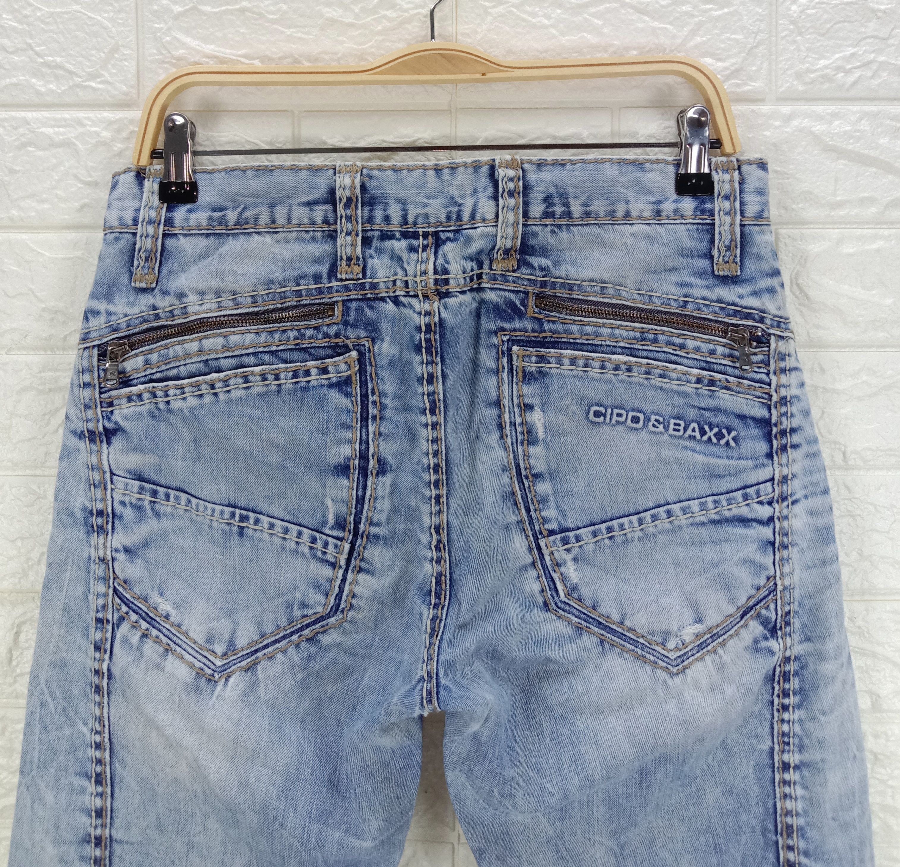 Seditionaries Vintage Japanese Cipo Baxx Avant Garge Jeans Size US 30 / EU 46 - 6 Thumbnail