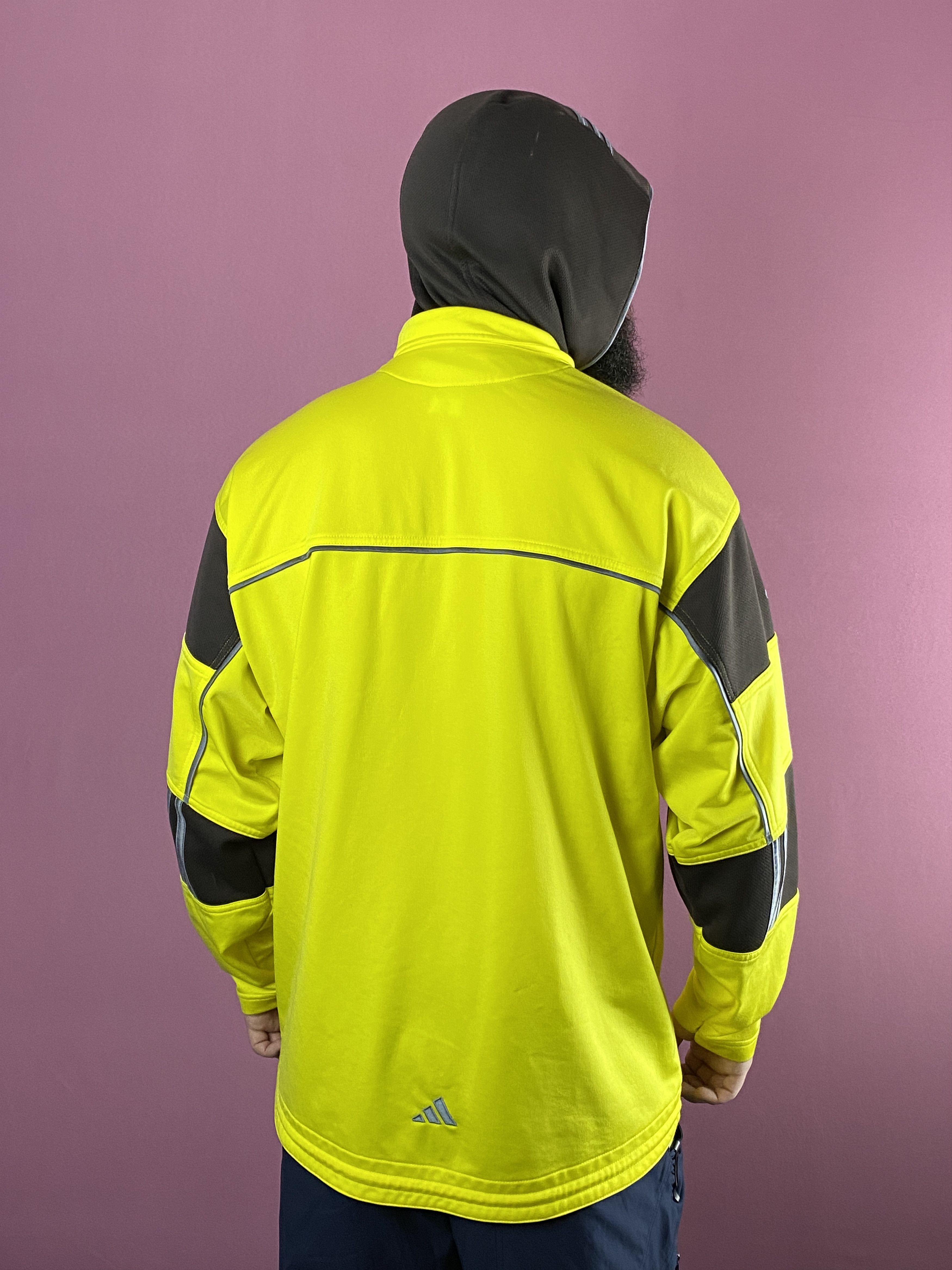 Adidas × Vintage 90s Adidas Vintage Men's Hooded Track Jacket - L Size US L / EU 52-54 / 3 - 3 Thumbnail
