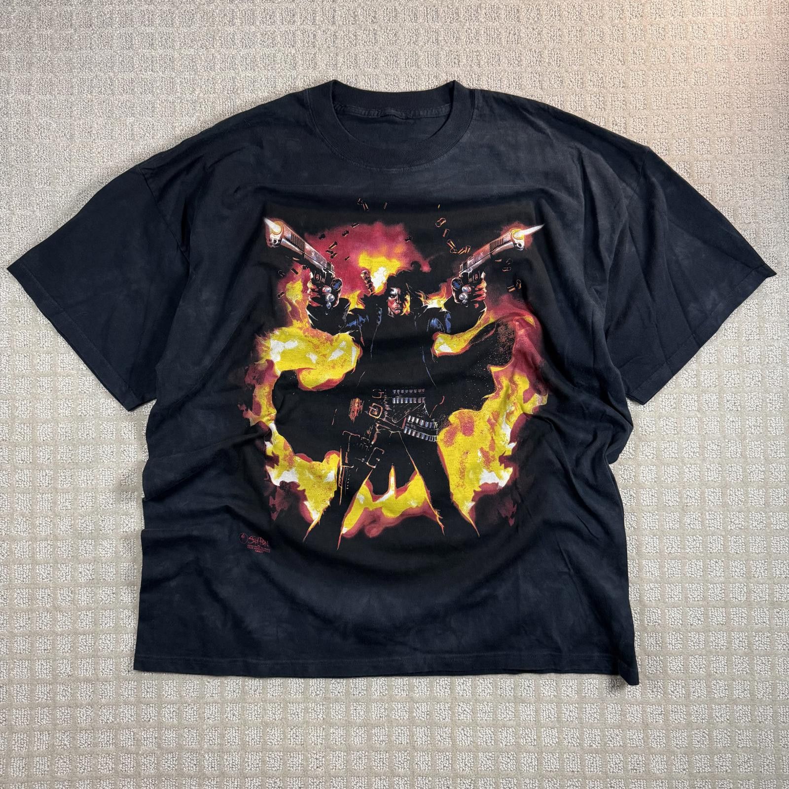 Other 90s Skul Bone Shooter Graphic Tee Mad Engine XL Size US XL / EU 56 / 4 - 1 Thumbnail