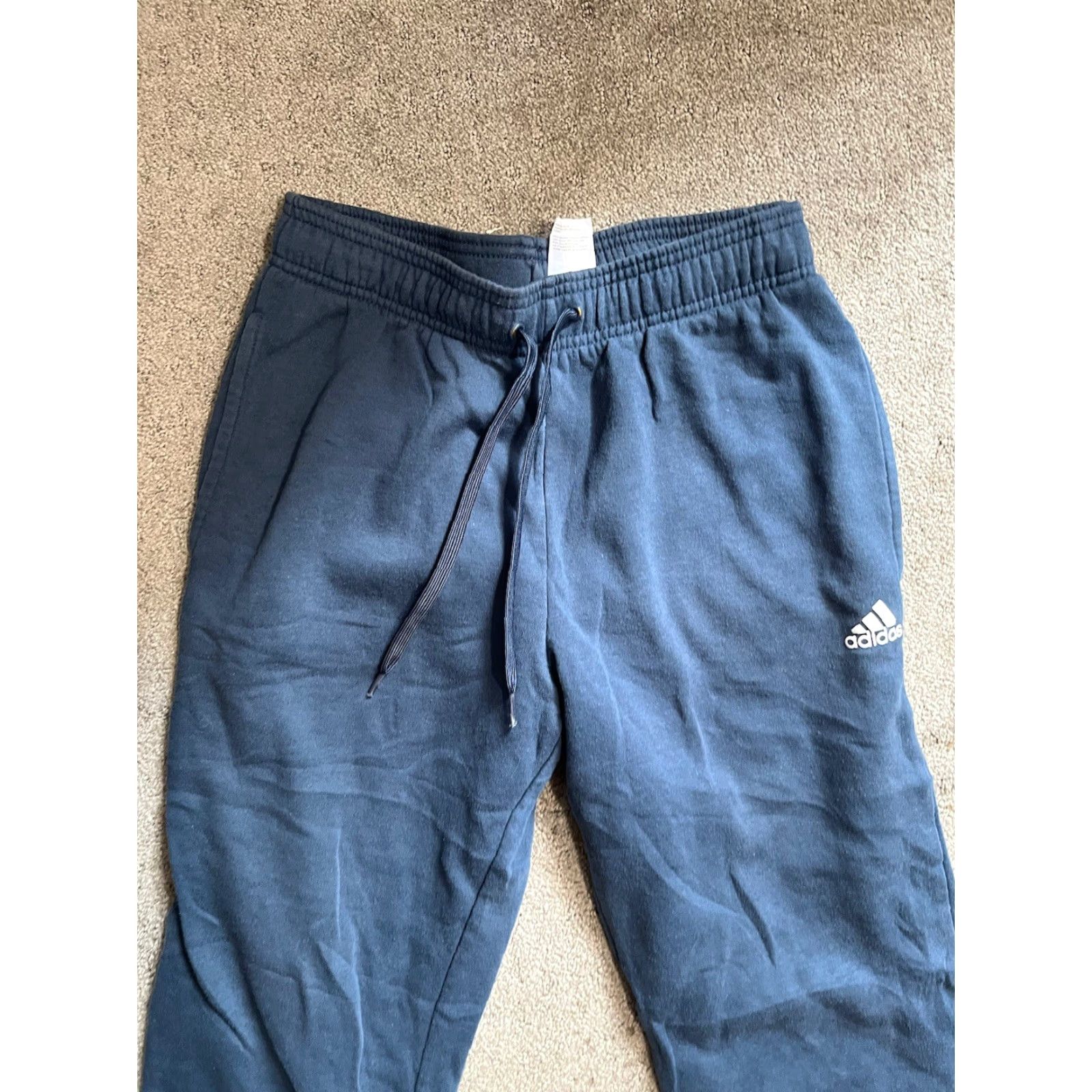 Adidas Adidas Golf Jogger Sweatpants Men Small Drawstring Pockets Graphic Logo Blue Size US 29 - 2 Thumbnail